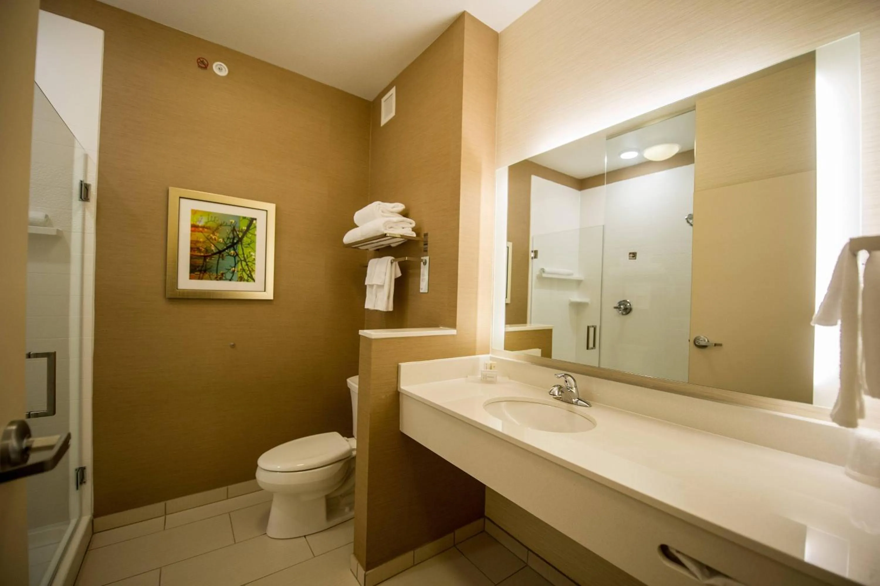 Bathroom in Fairfield by Marriott Cambridge