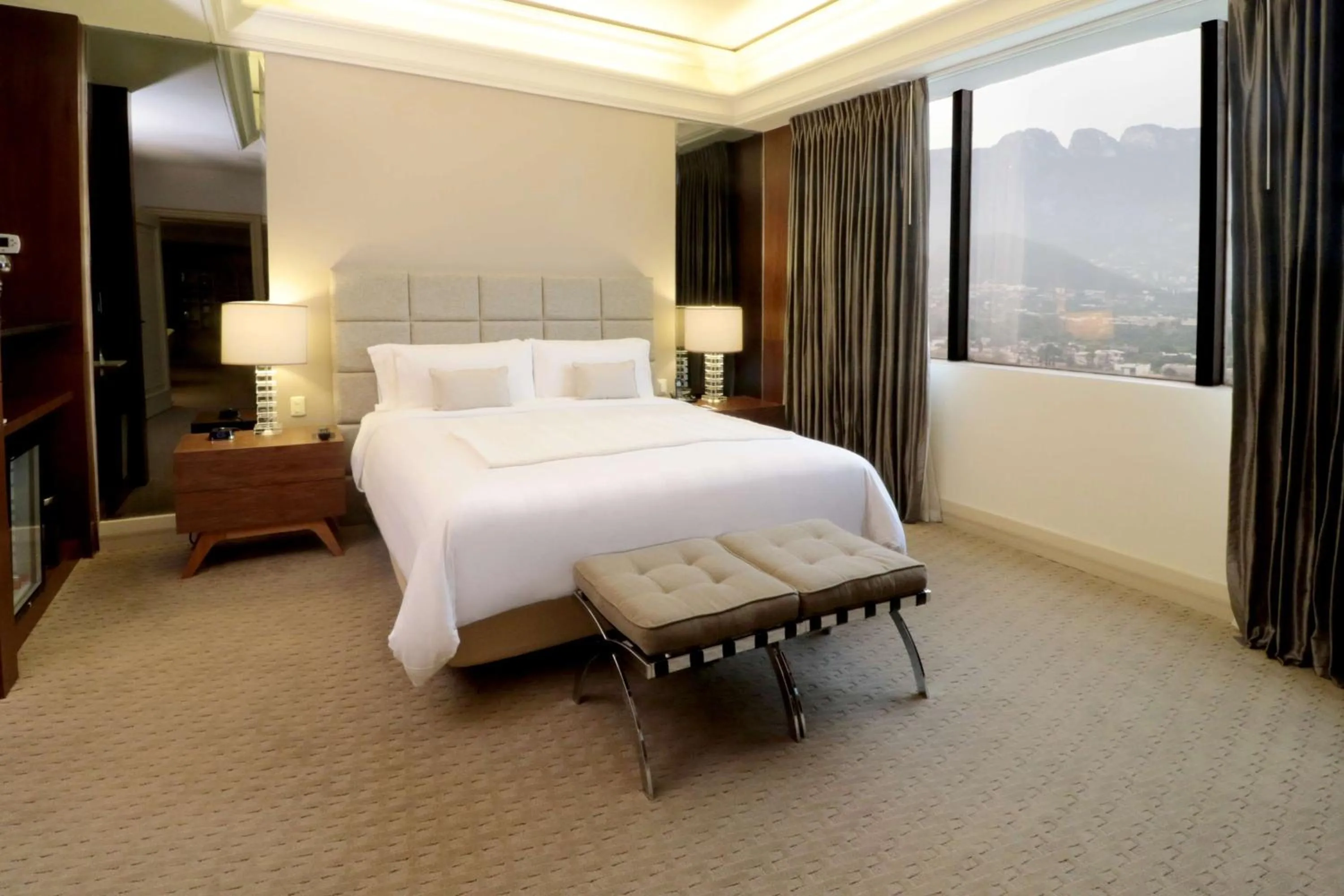 View (from property/room), Bed in MS Milenium Monterrey Curio Collection by Hilton