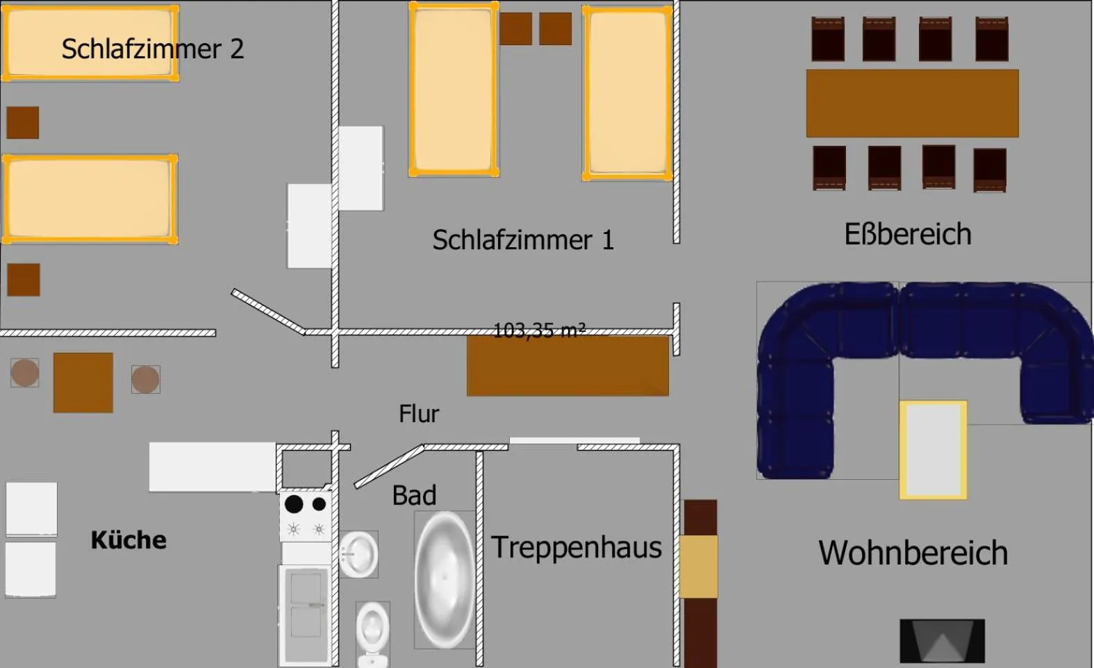 KRIO Nicola Rothfuchs Ferienwohnung 2