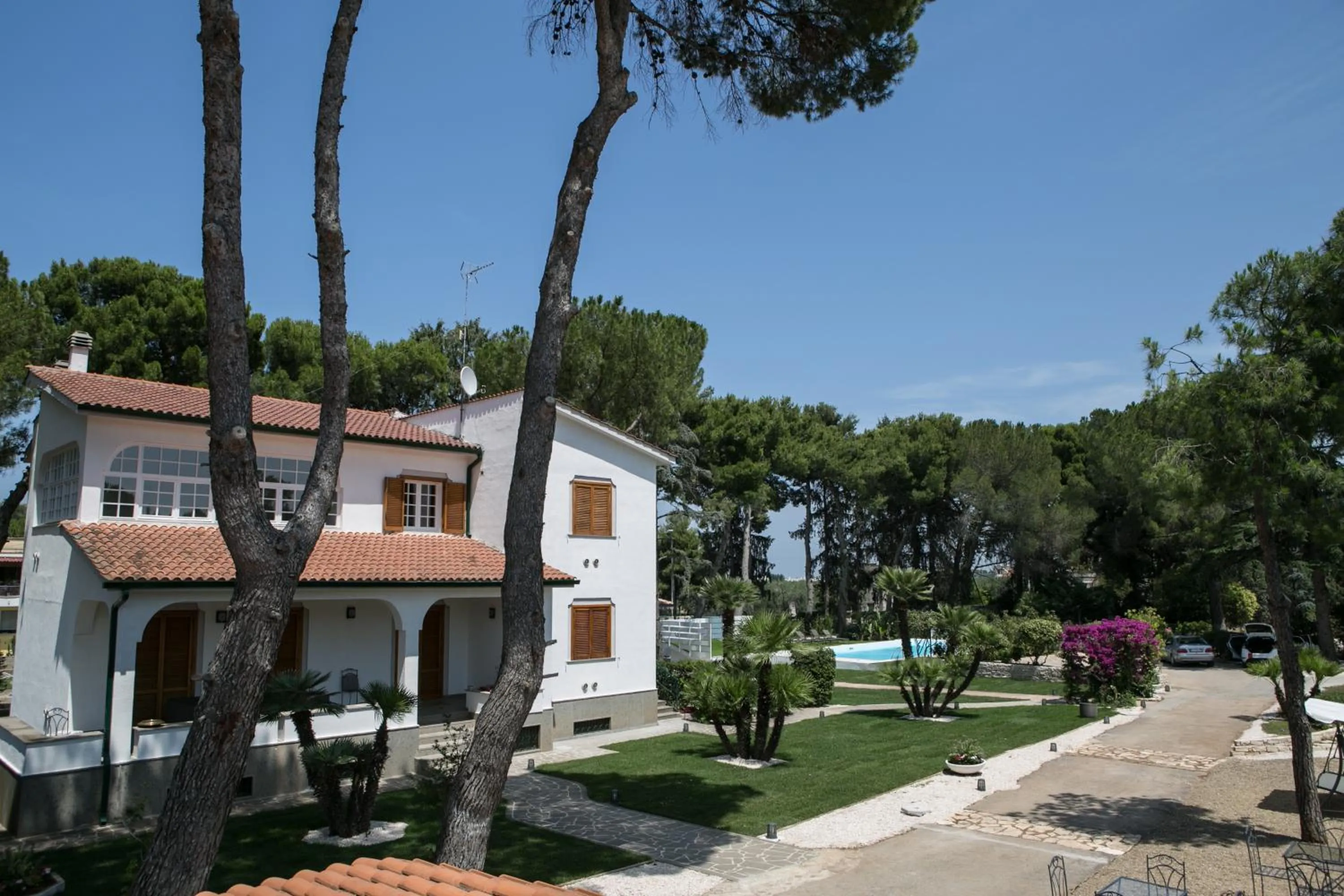 Garden view in Le Duchesse