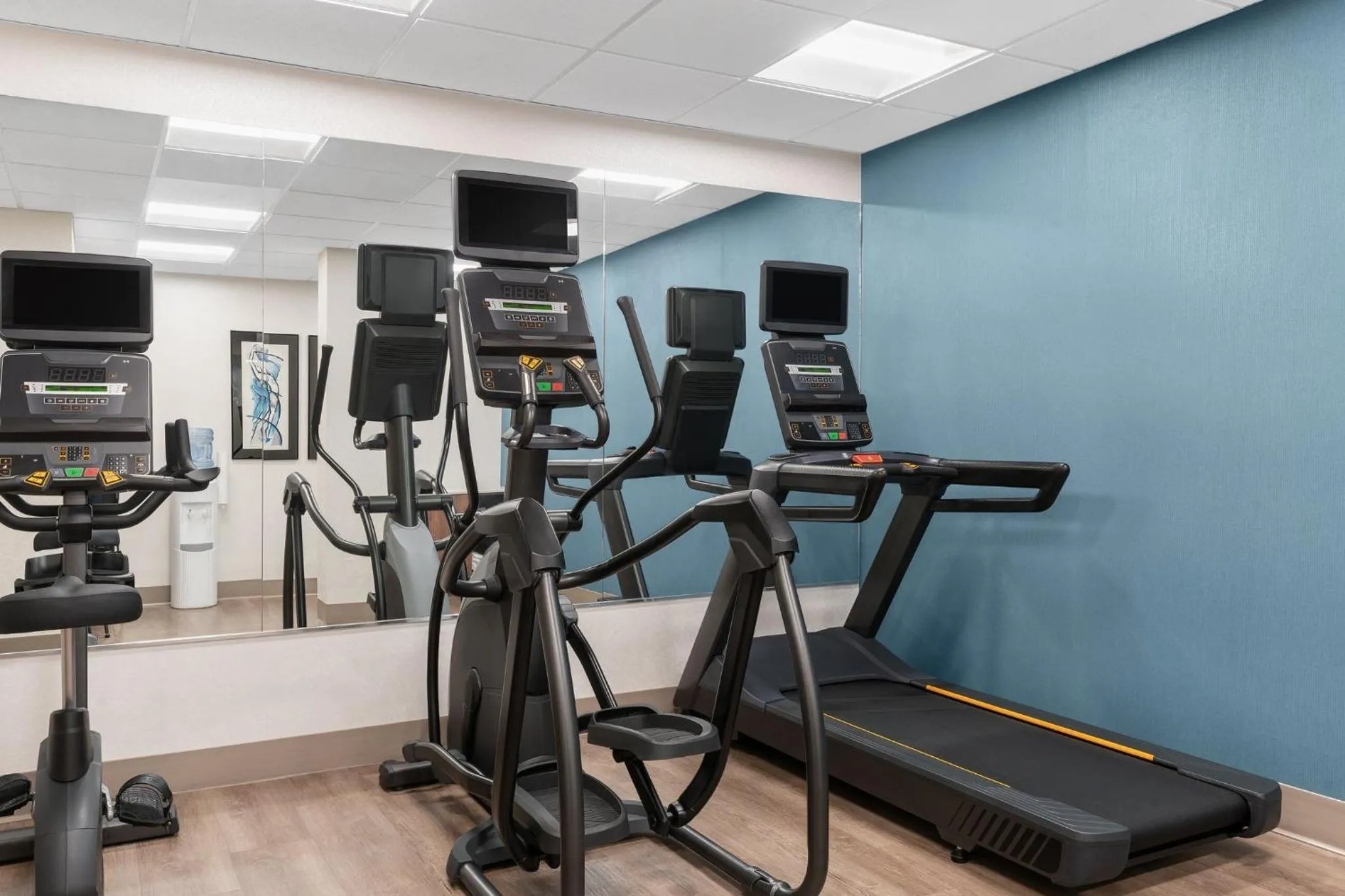 Fitness centre/facilities in Holiday Inn Express Hotel & Suites Coralville by IHG