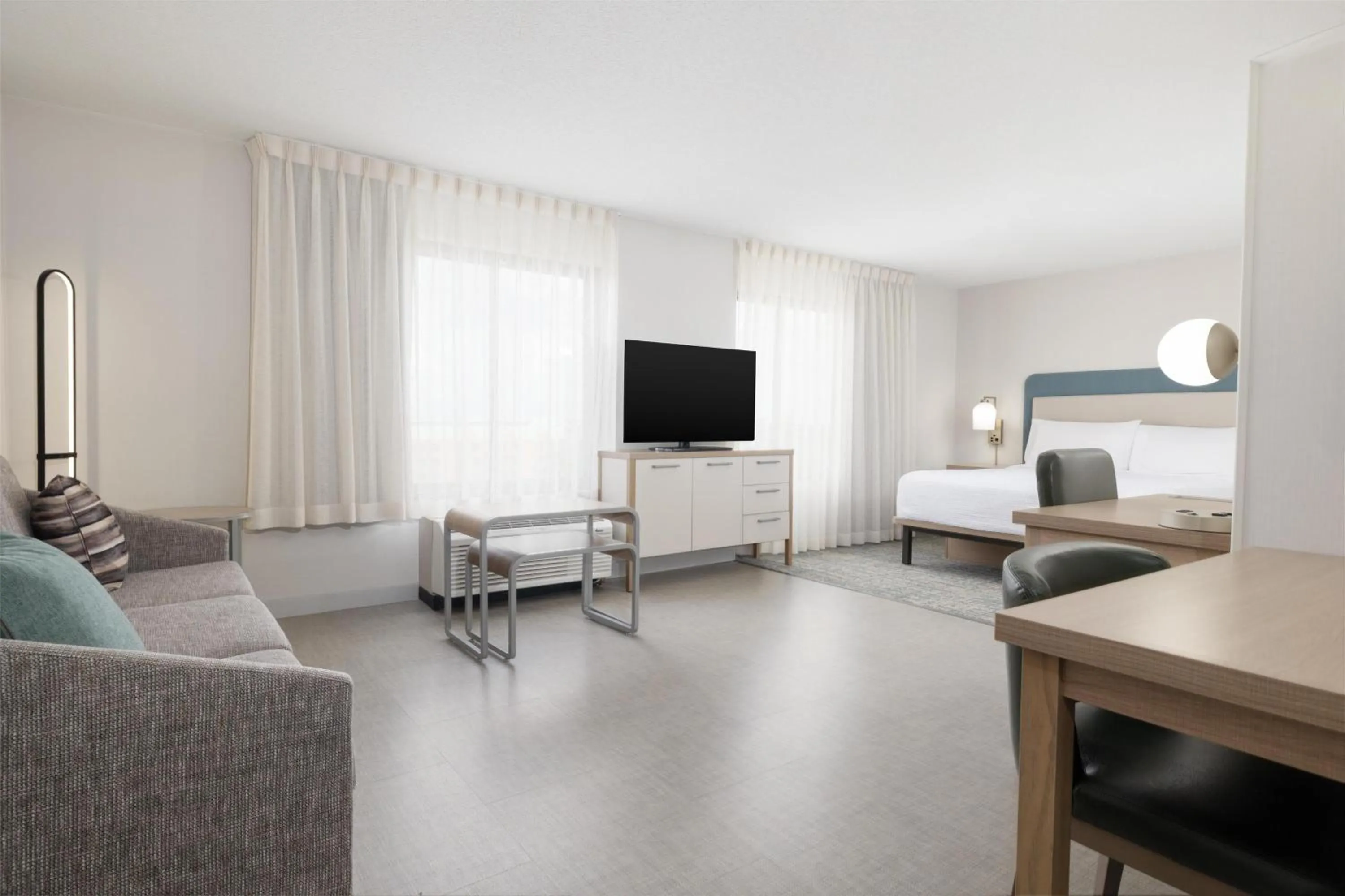 Bed in Homewood Suites by Hilton Baltimore - Arundel Mills