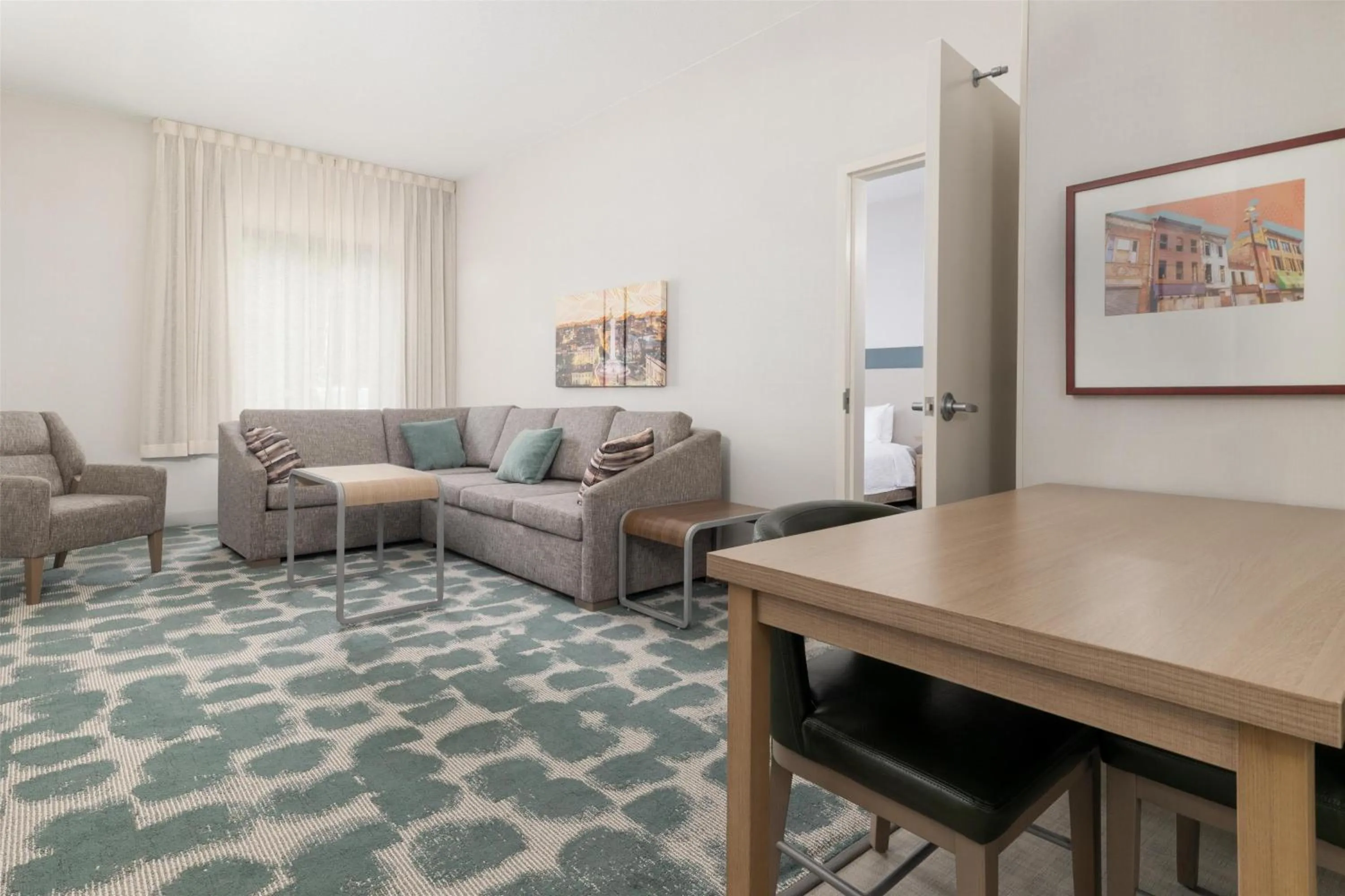 Living room in Homewood Suites by Hilton Baltimore - Arundel Mills