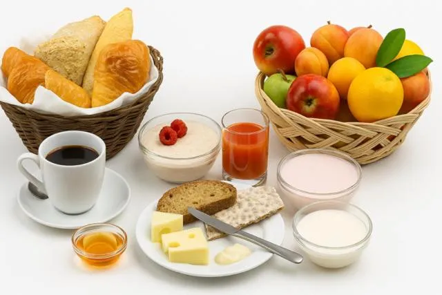 Continental breakfast in The Inn at Quail Run