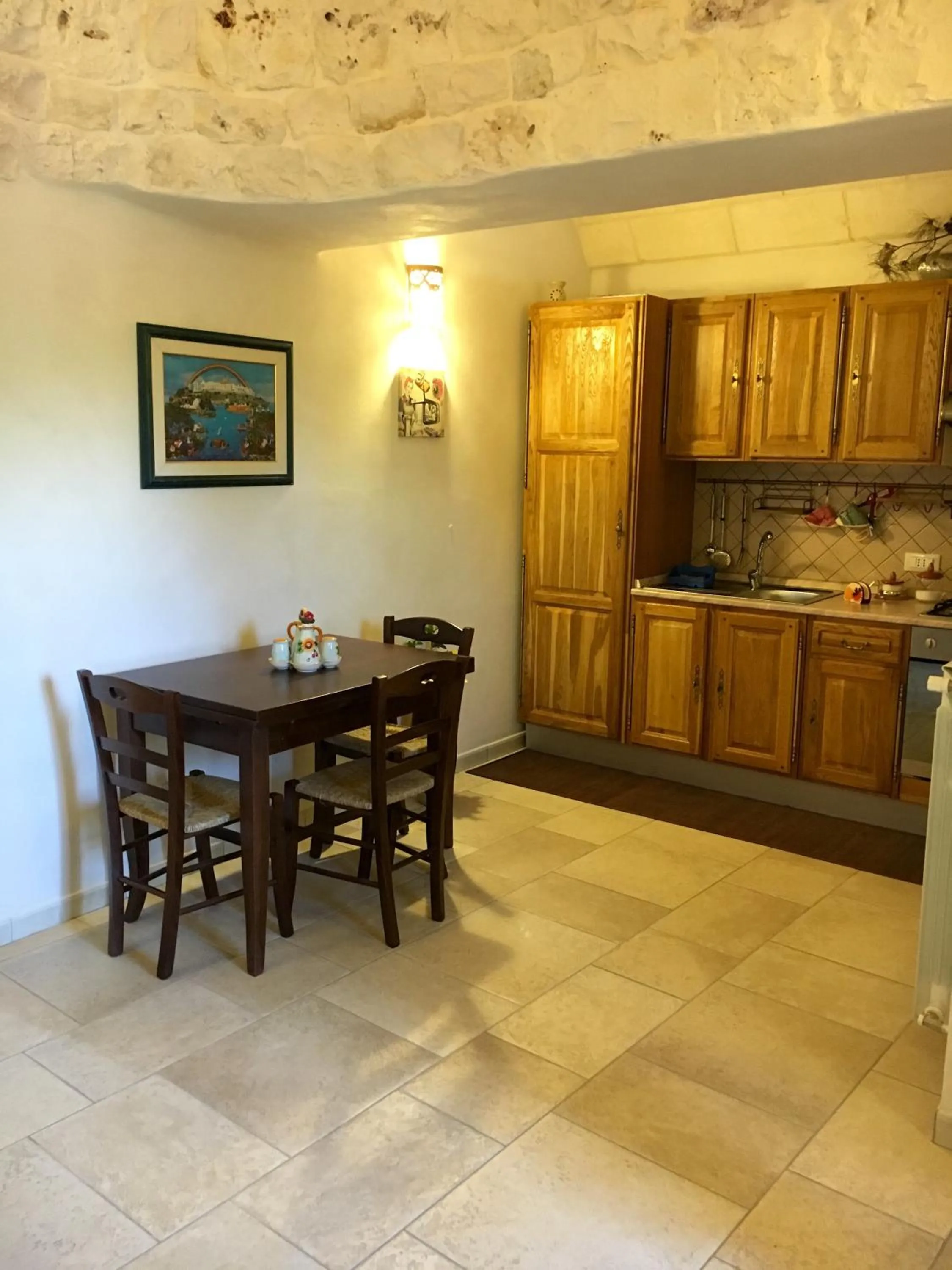 Kitchen or kitchenette in Il Trullo di Giulietta