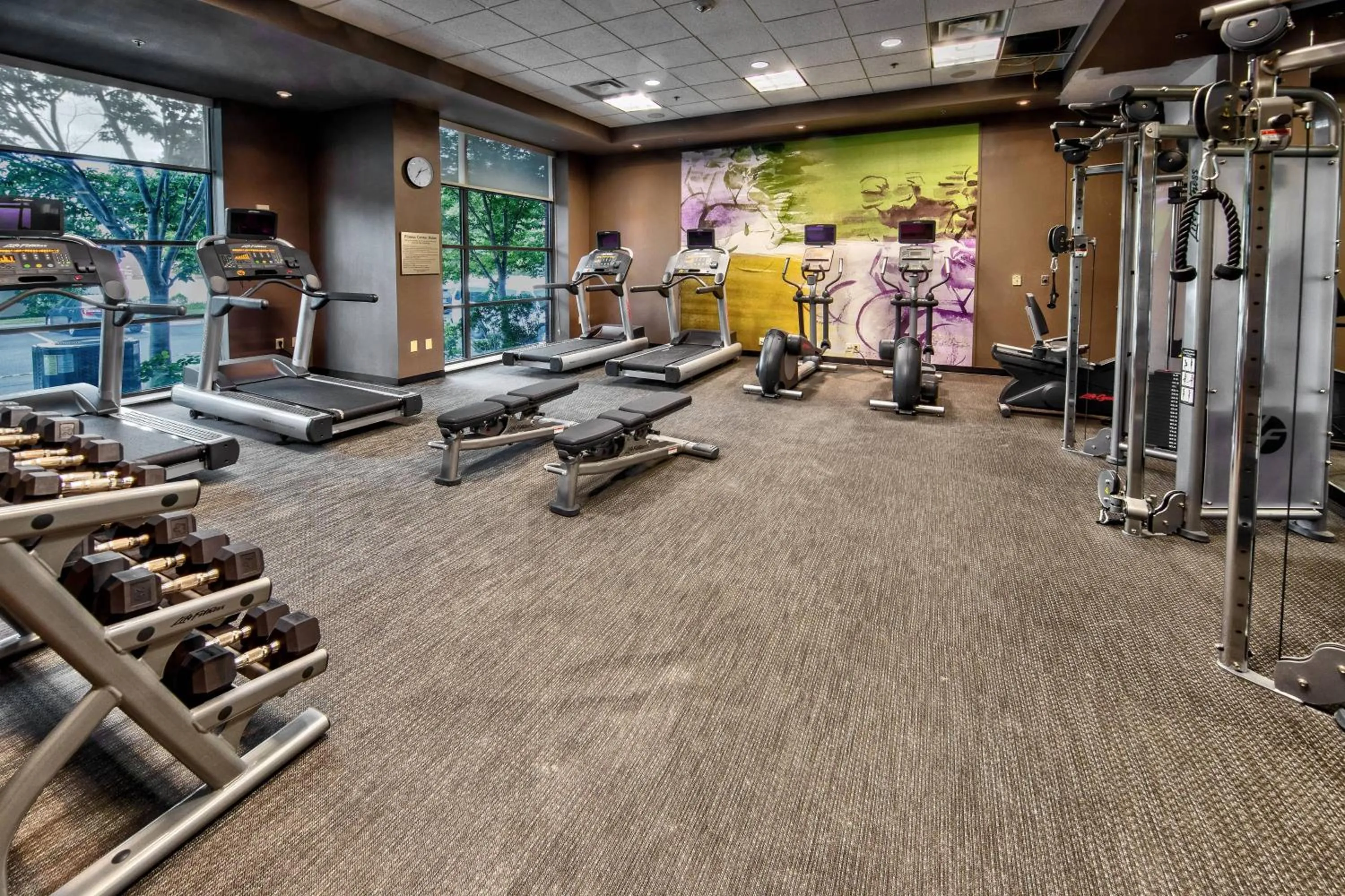 Fitness centre/facilities in Courtyard by Marriott Dulles Airport Herndon