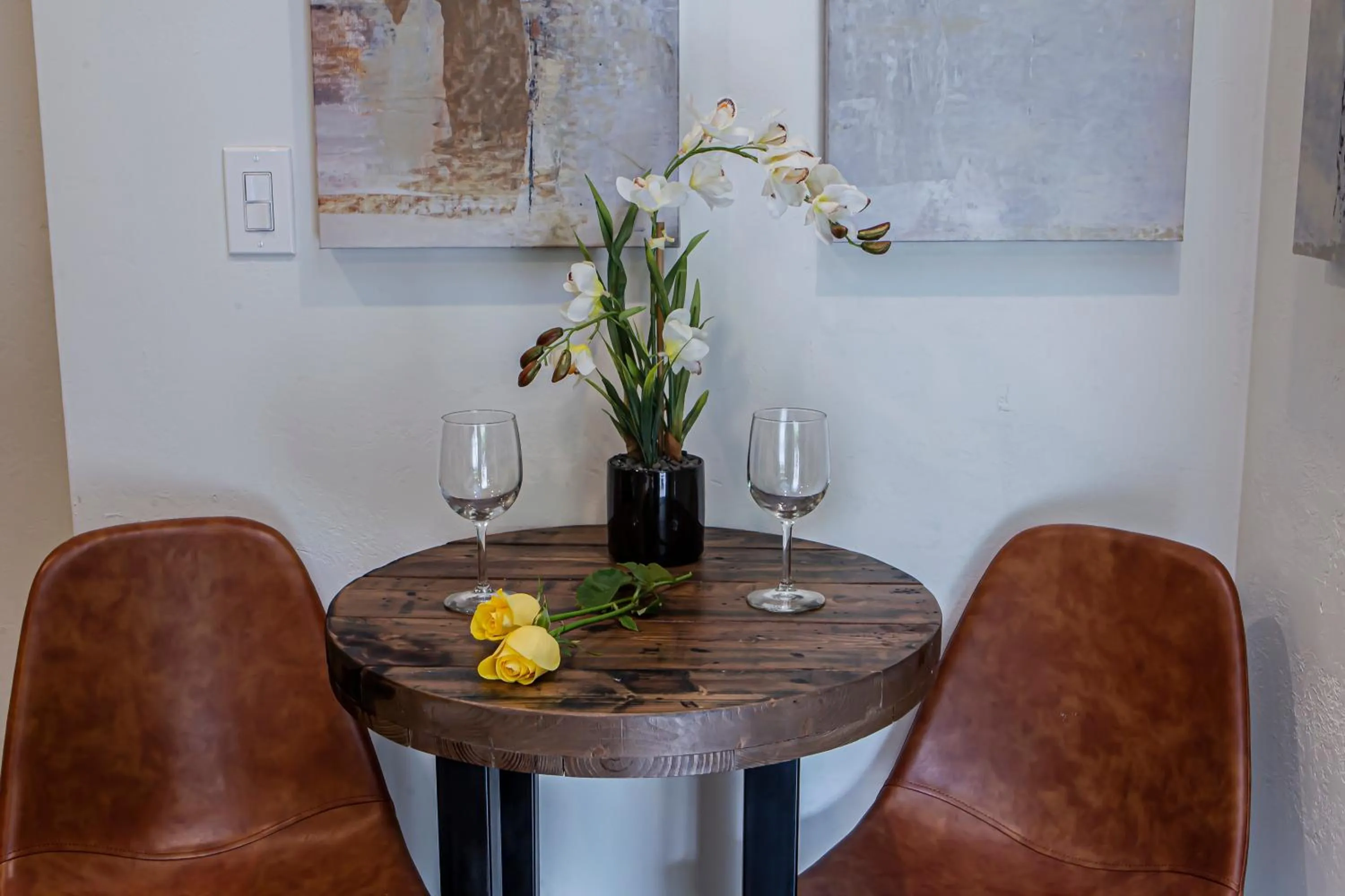 Seating area in Hotel California