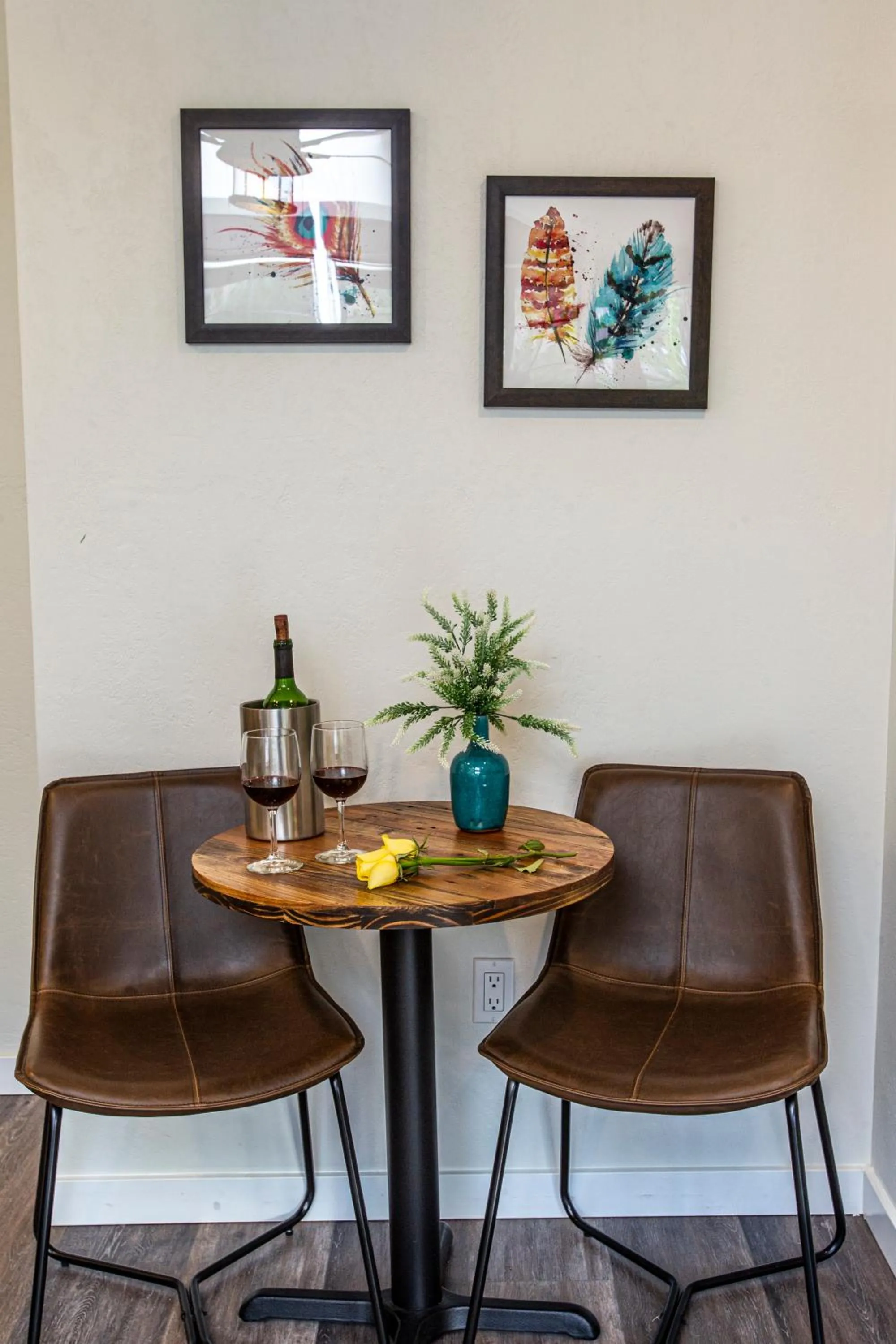 Seating area in Hotel California