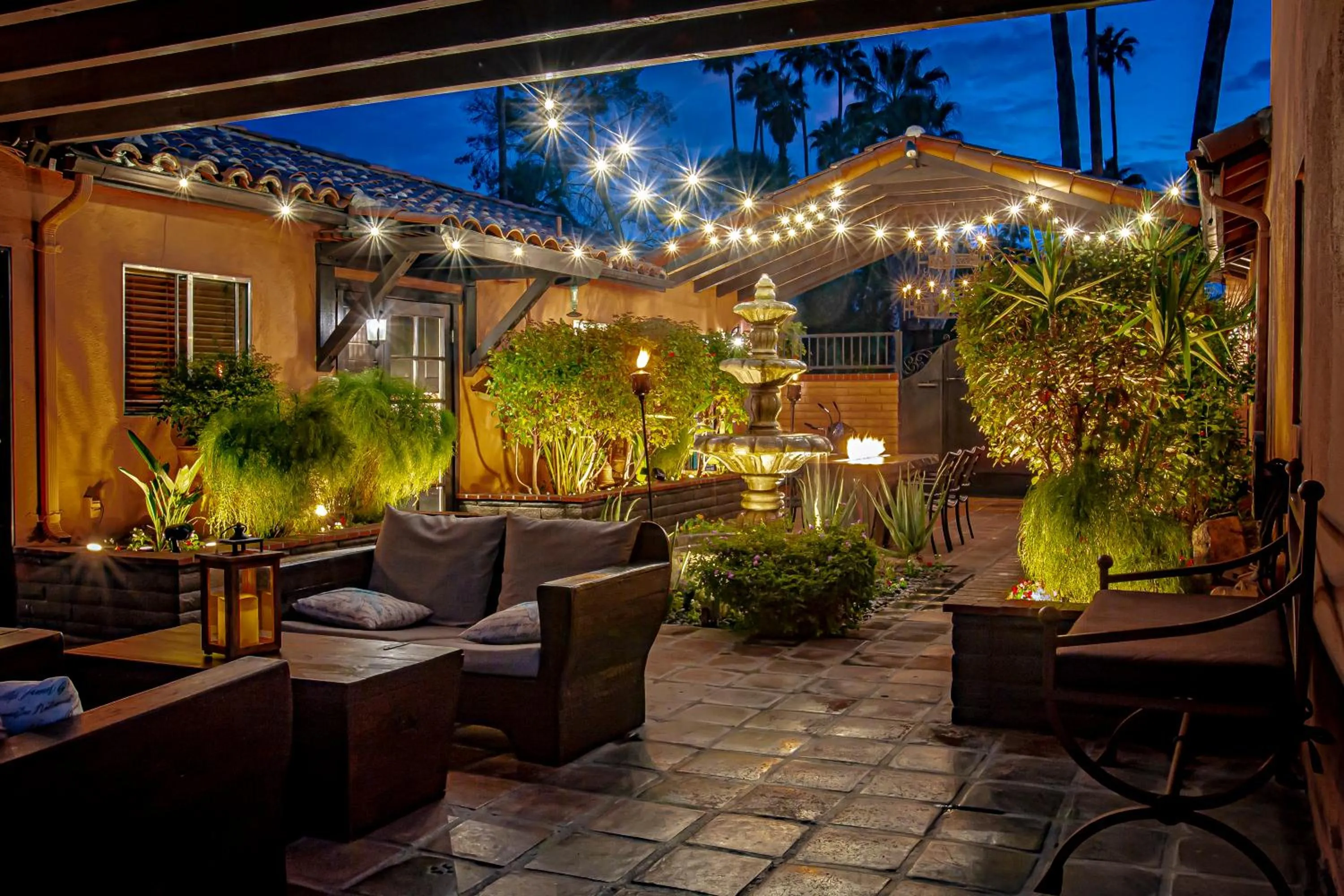 Patio in Hotel California