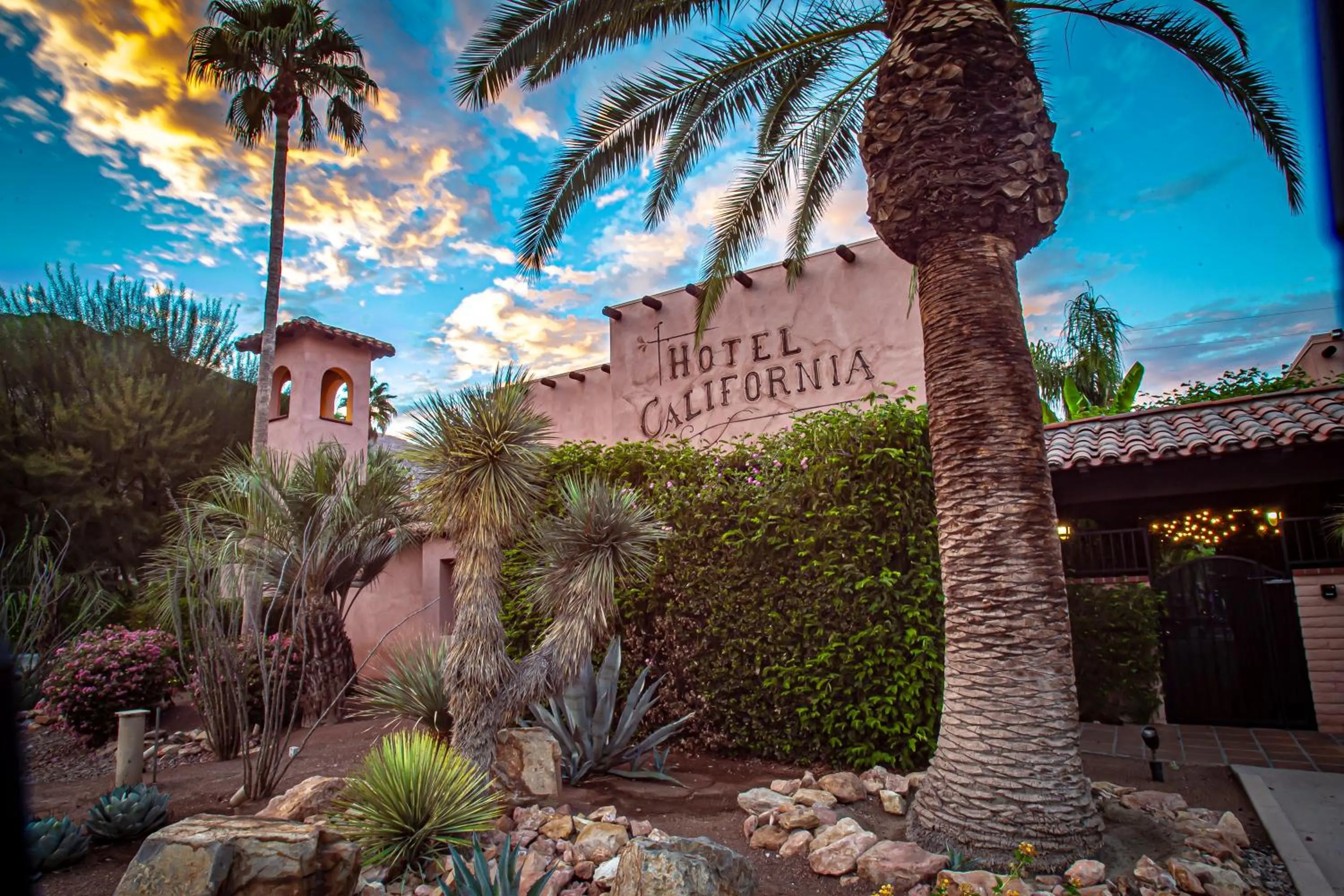 Facade/entrance in Hotel California