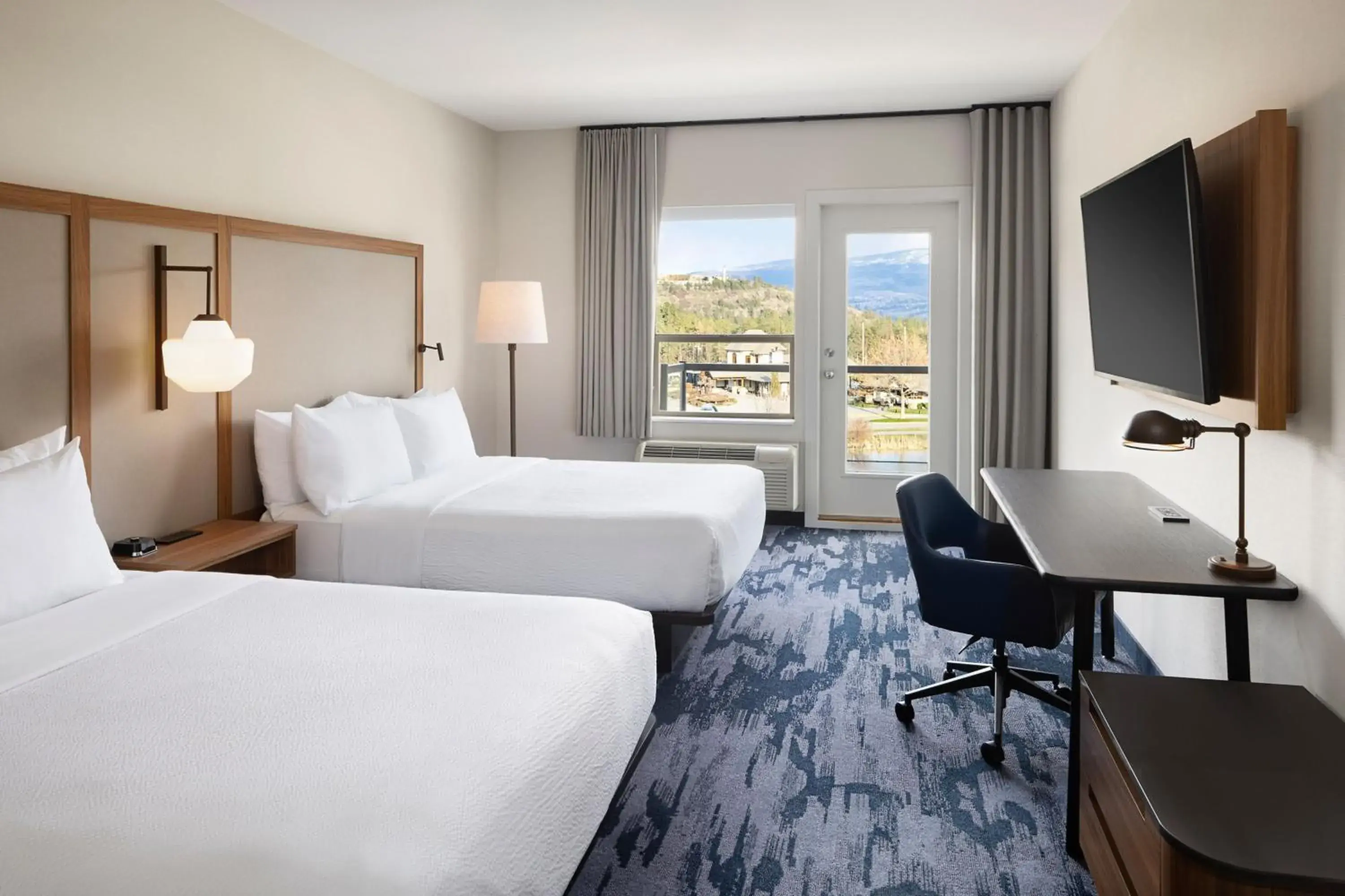 Queen Room with Two Queen Beds and Mountain View in Fairfield Inn & Suites by Marriott West Kelowna Queen Room with Two Queen Beds and Mountain View in Fairfield Inn & Suites by Marriott West Kelowna