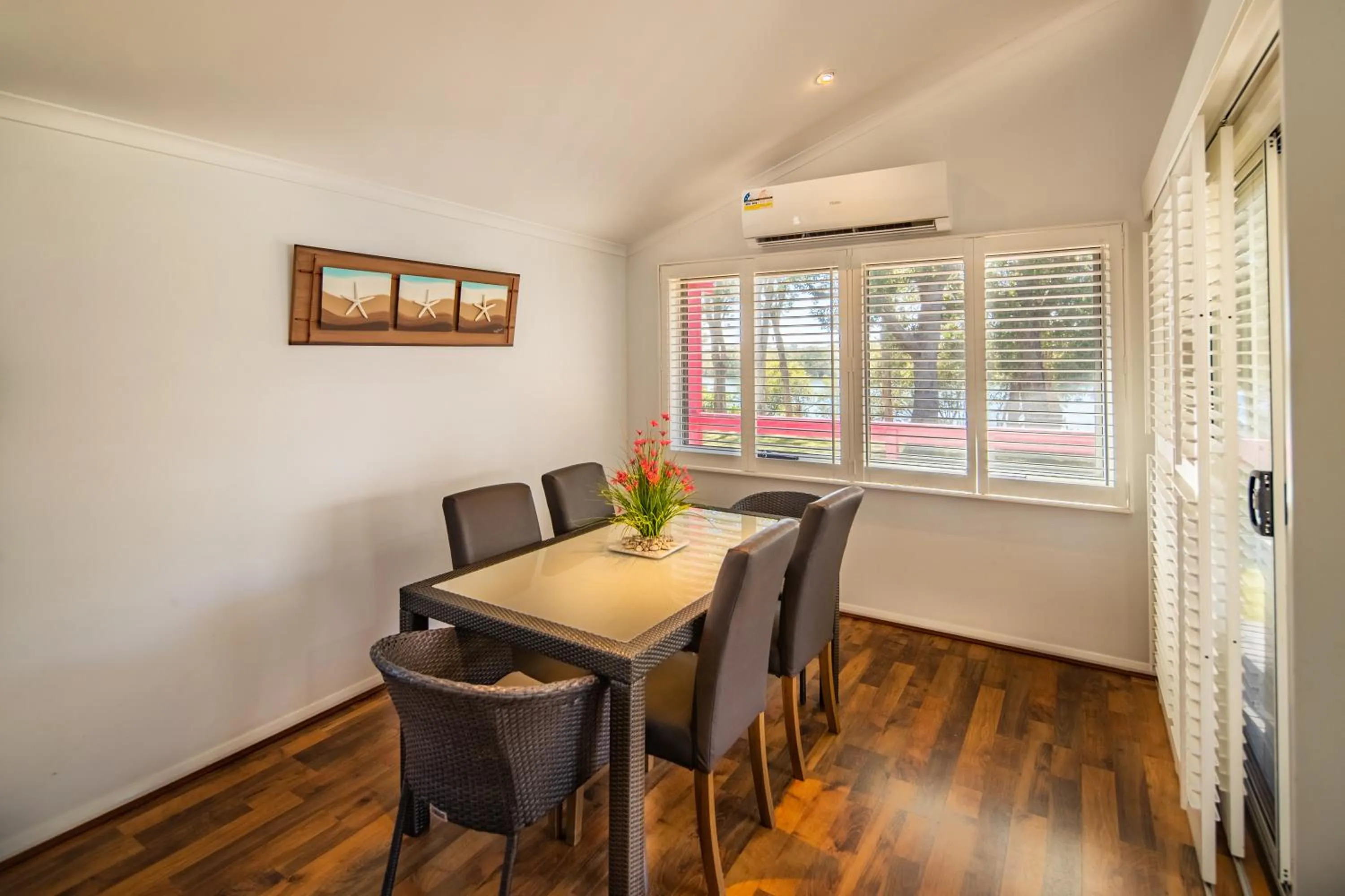 Dining area in Ingenia Holidays South West Rocks