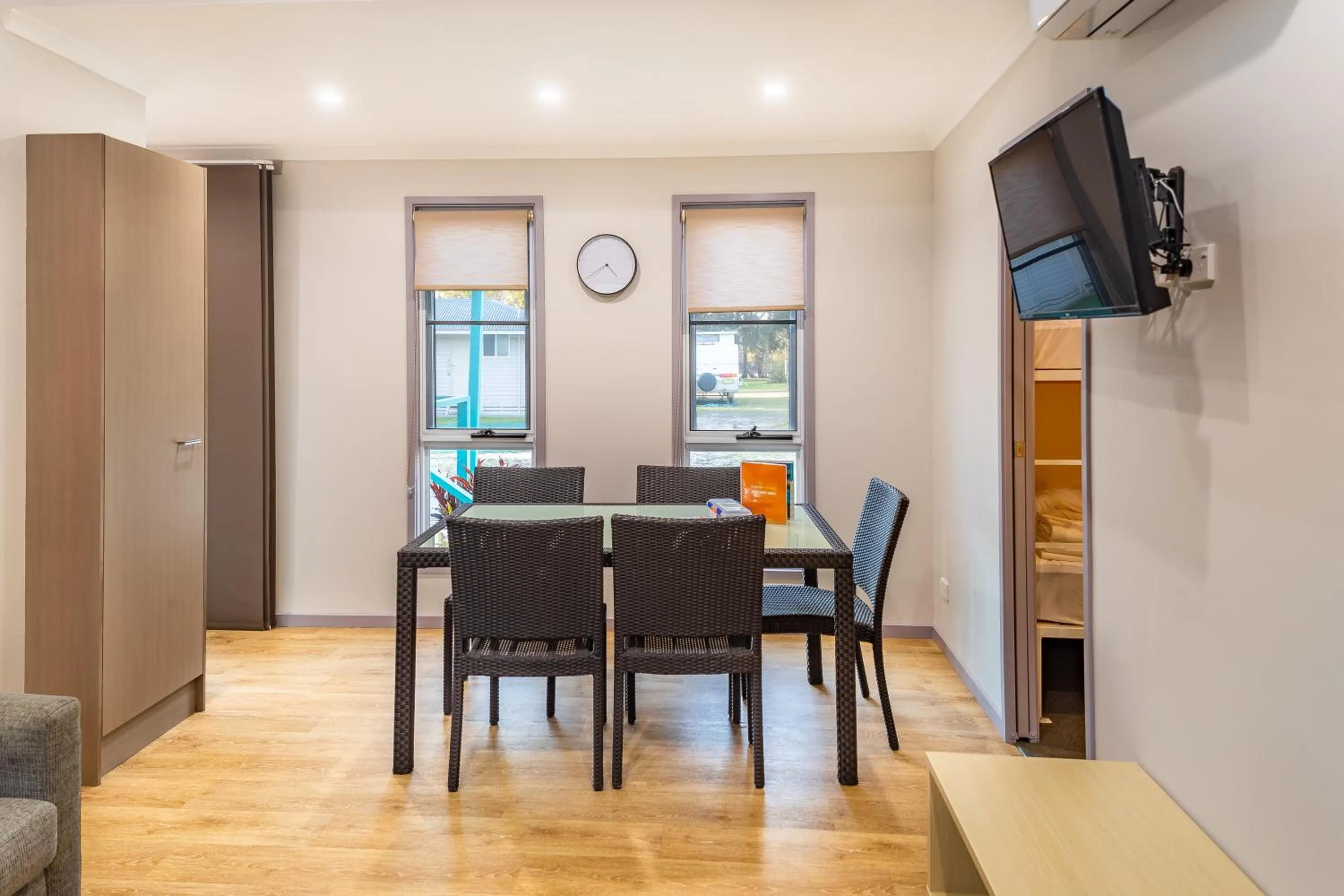 Dining area in Ingenia Holidays South West Rocks