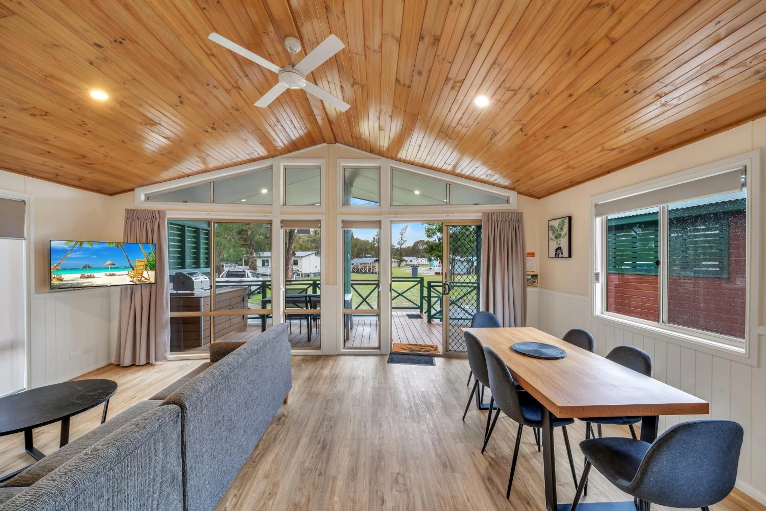 Dining area in Ingenia Holidays South West Rocks