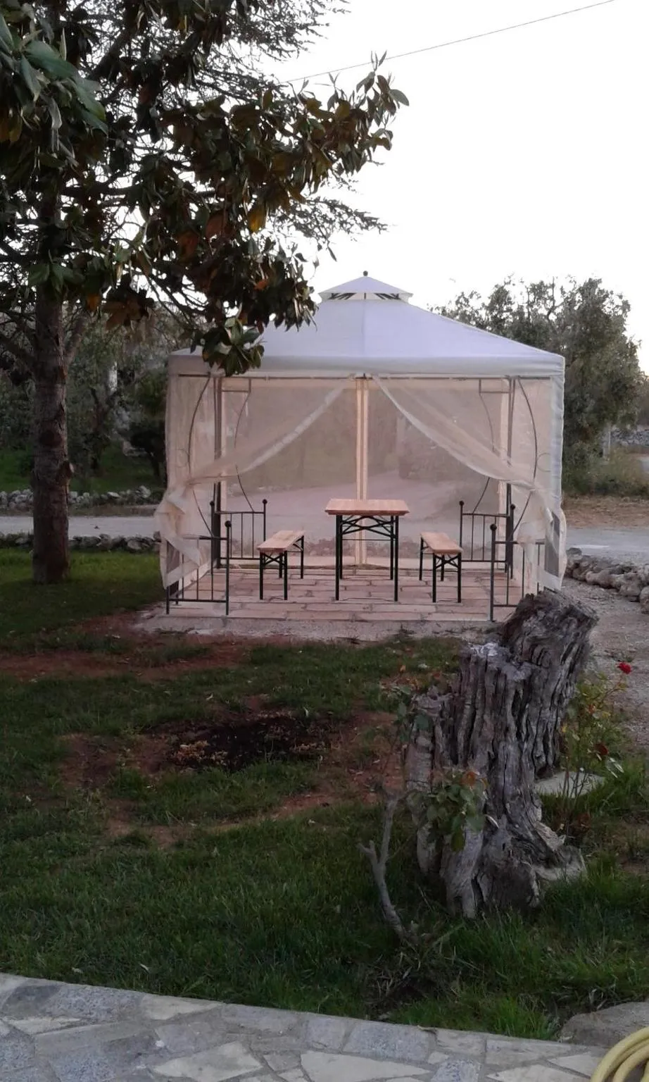 Garden view in La Macchia