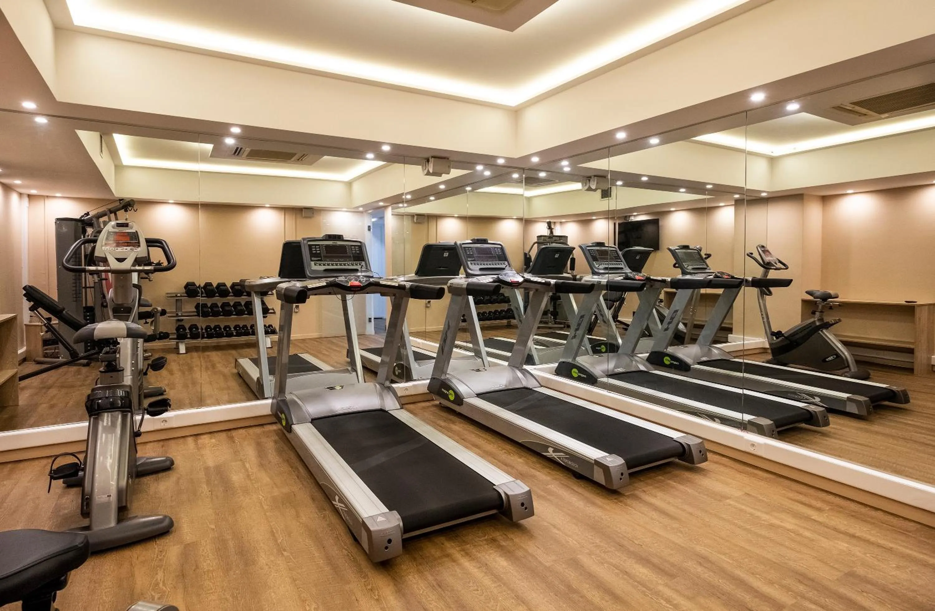Fitness centre/facilities in Athens Avenue Hotel