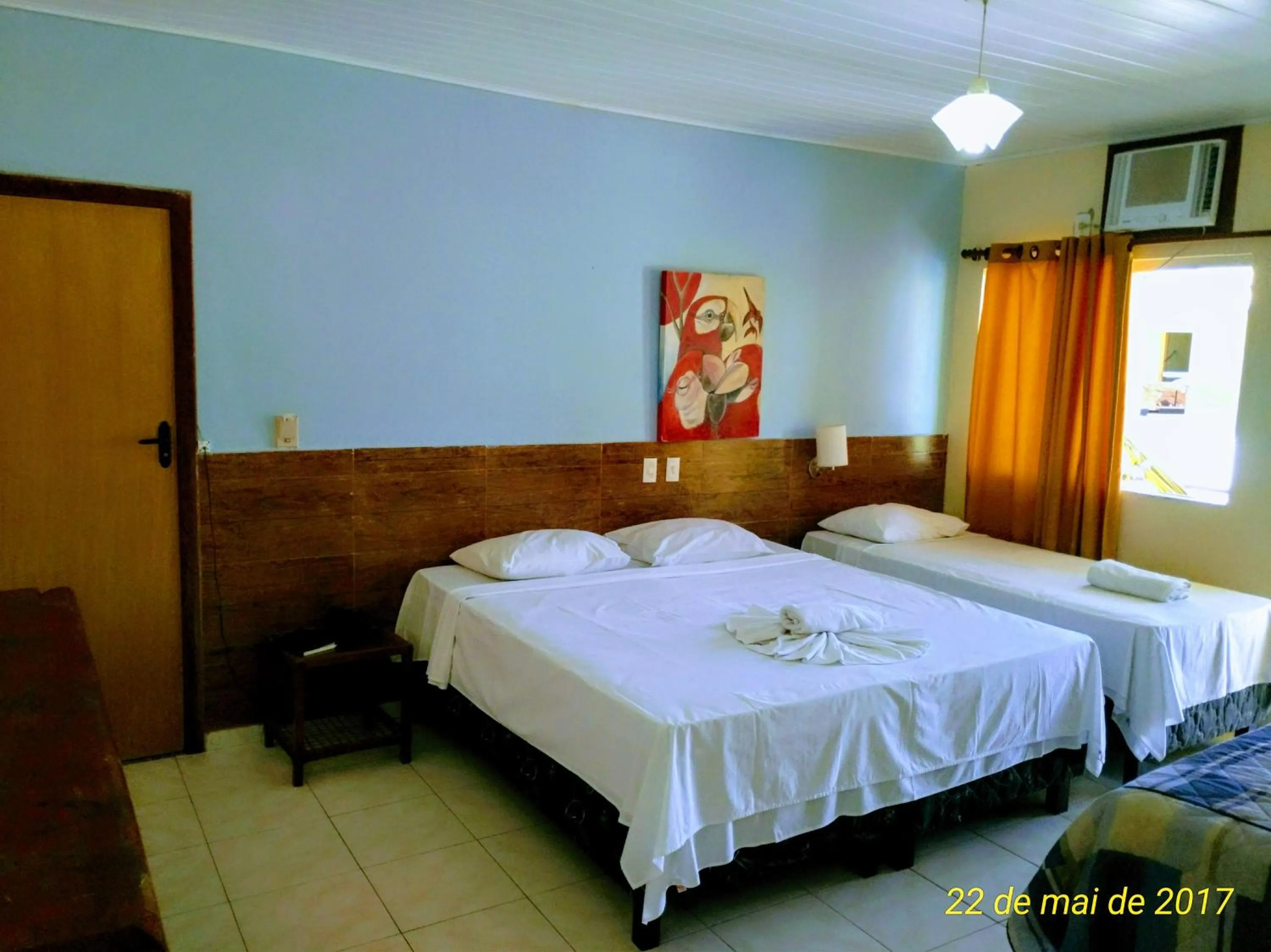 Bed in Hotel Porto Garden