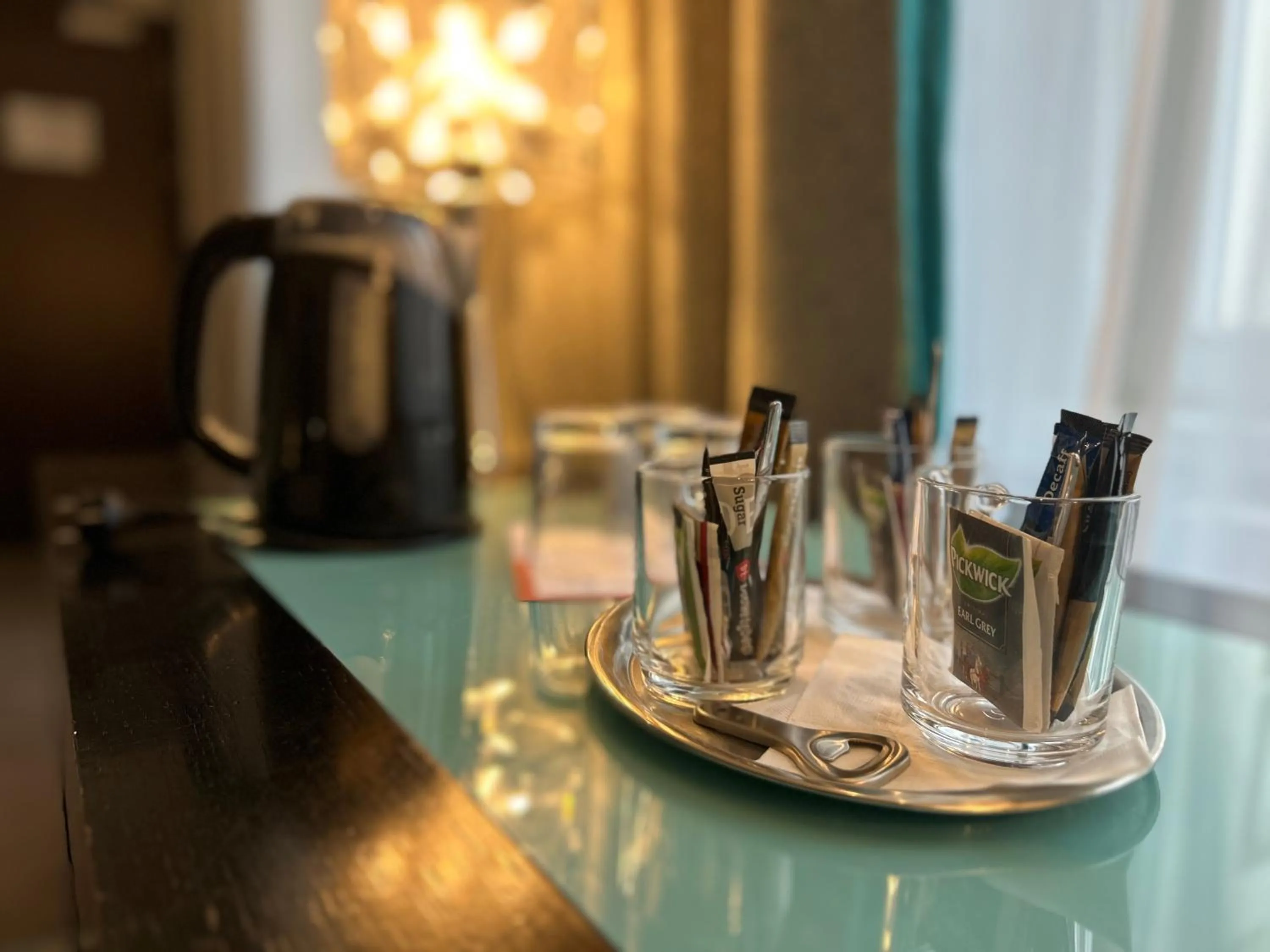 Coffee/tea facilities in Red & Blue Design Hotel Prague