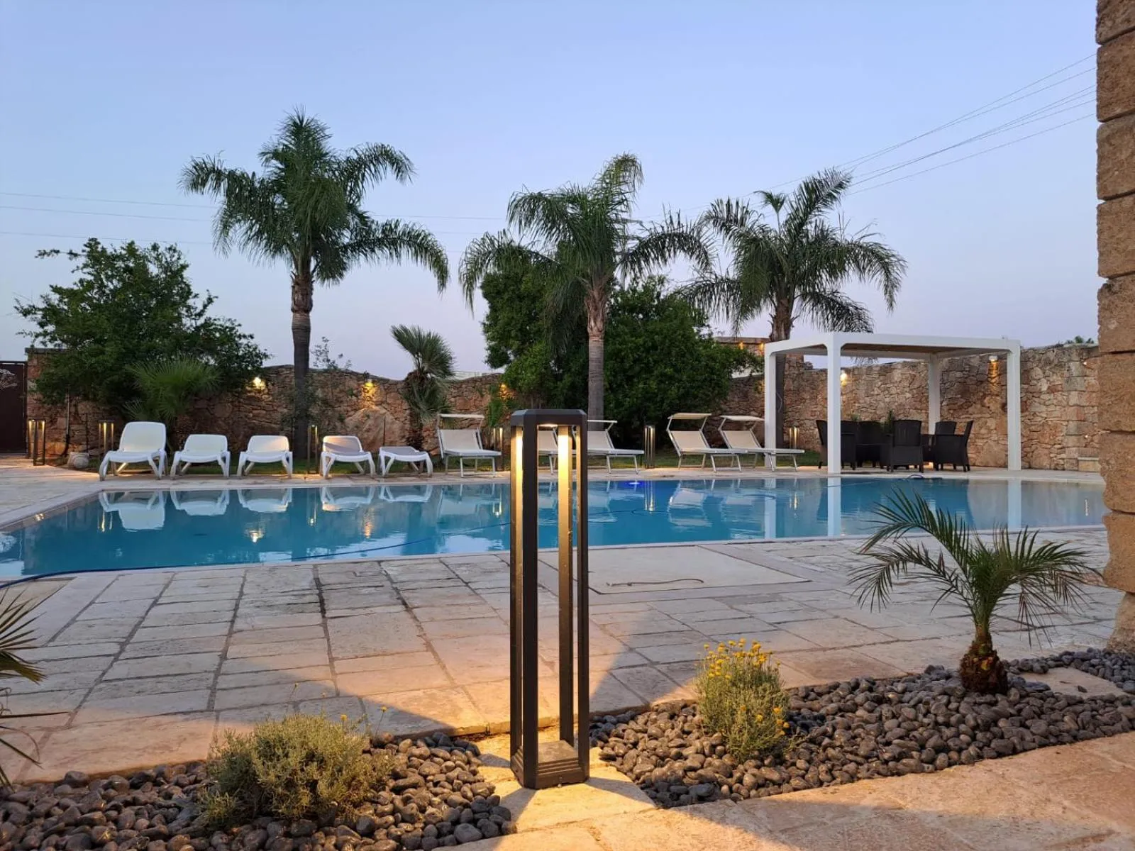 Pool view in Casale Salento