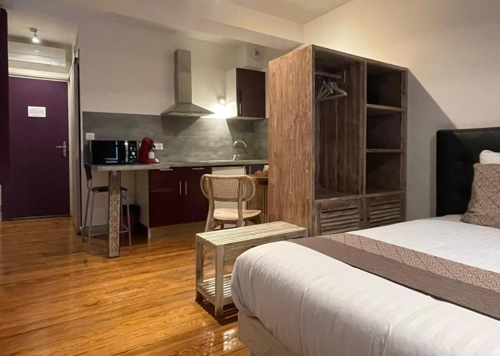 View (from property/room), Bed in Baionakoa Résidence