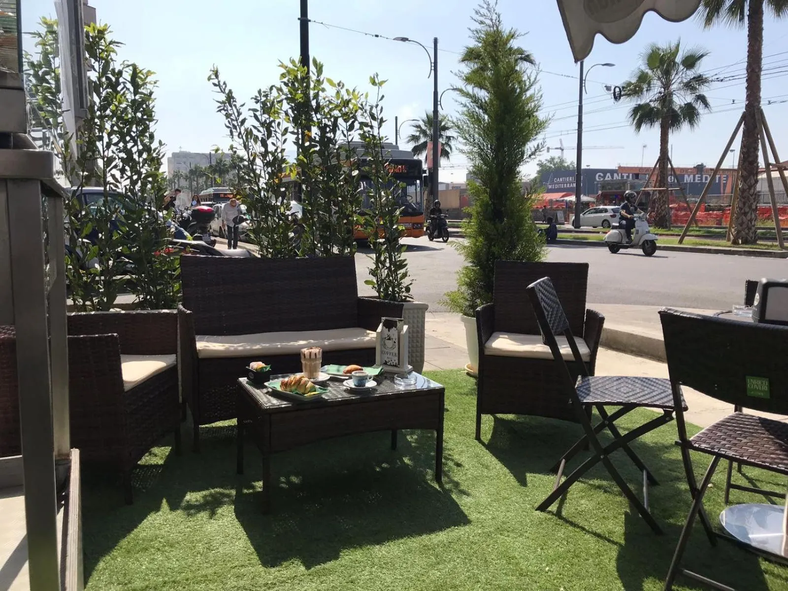 Italian breakfast in Le Torri Aragonesi