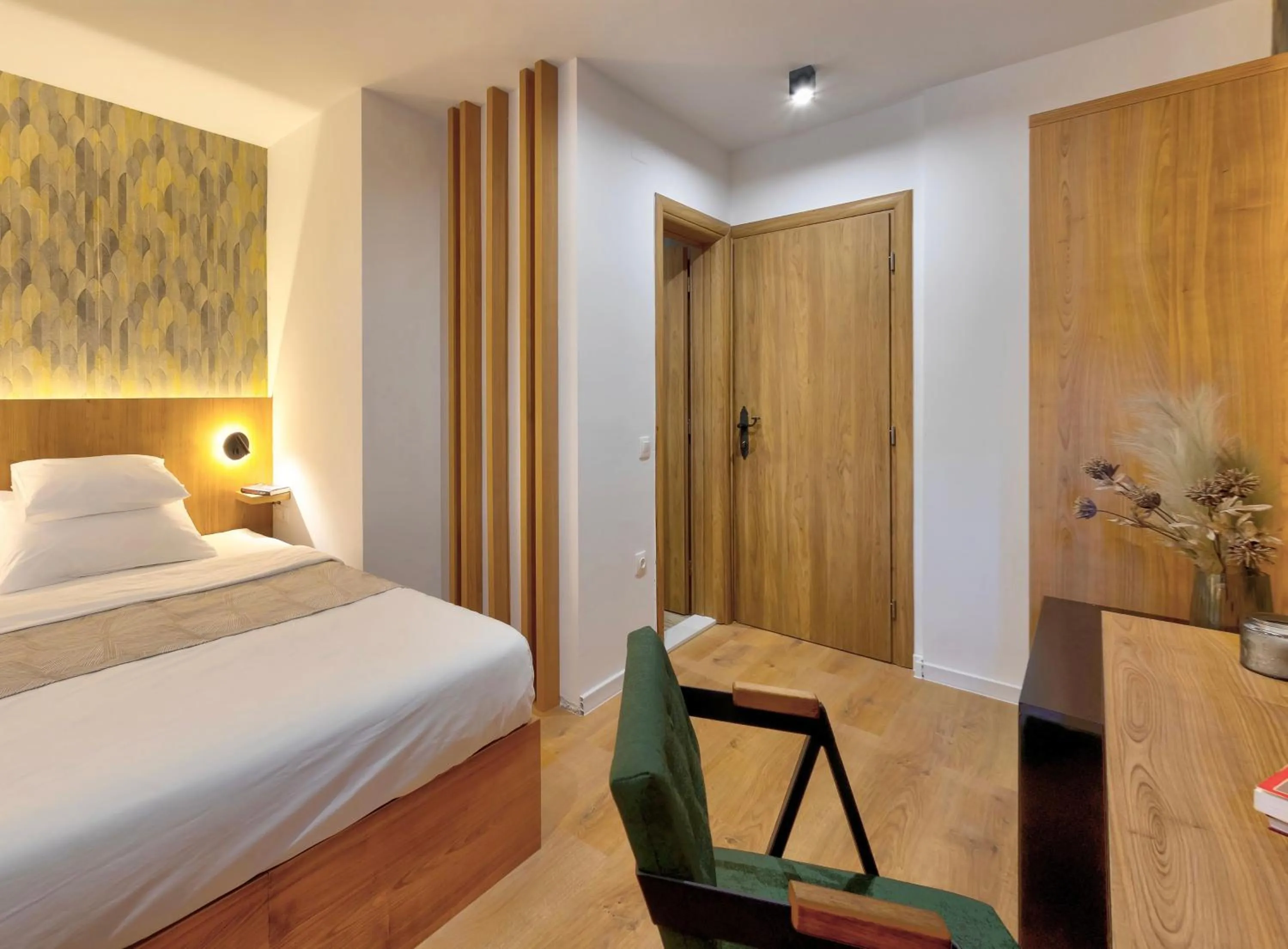 Bed in Hotel Sinan Han