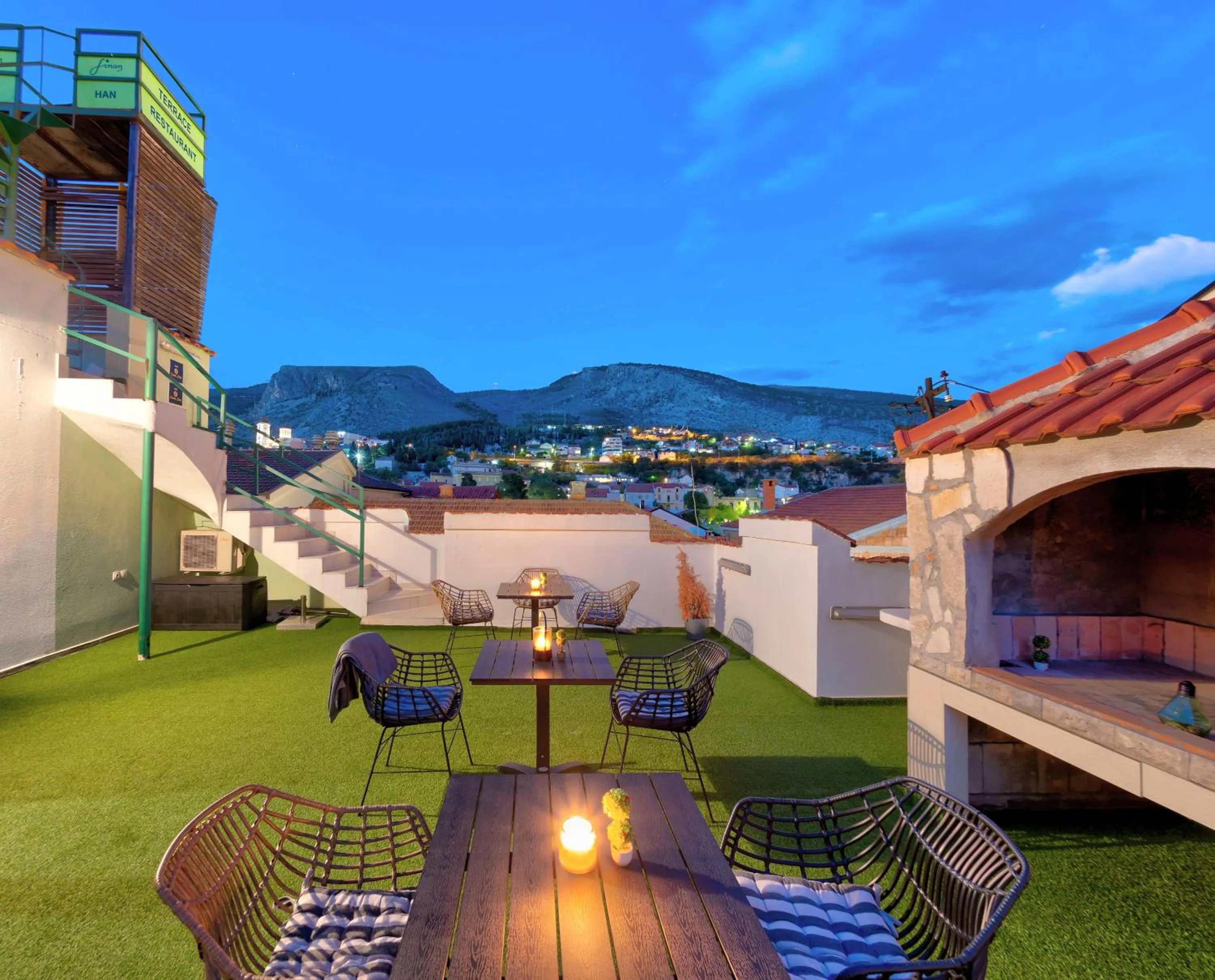 Balcony/Terrace in Hotel Sinan Han