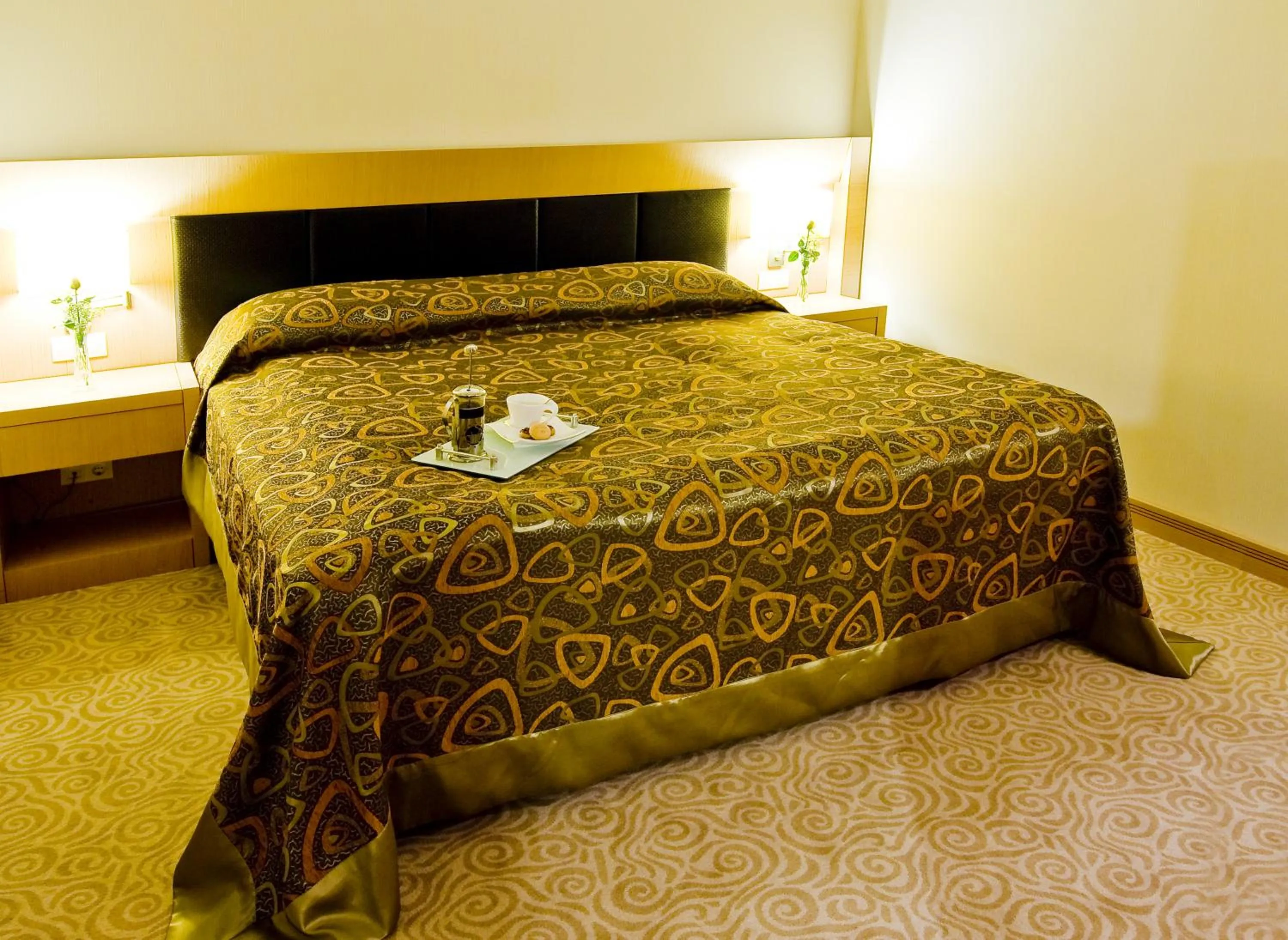 Bed in Adrina Termal Health & SPA Hotel