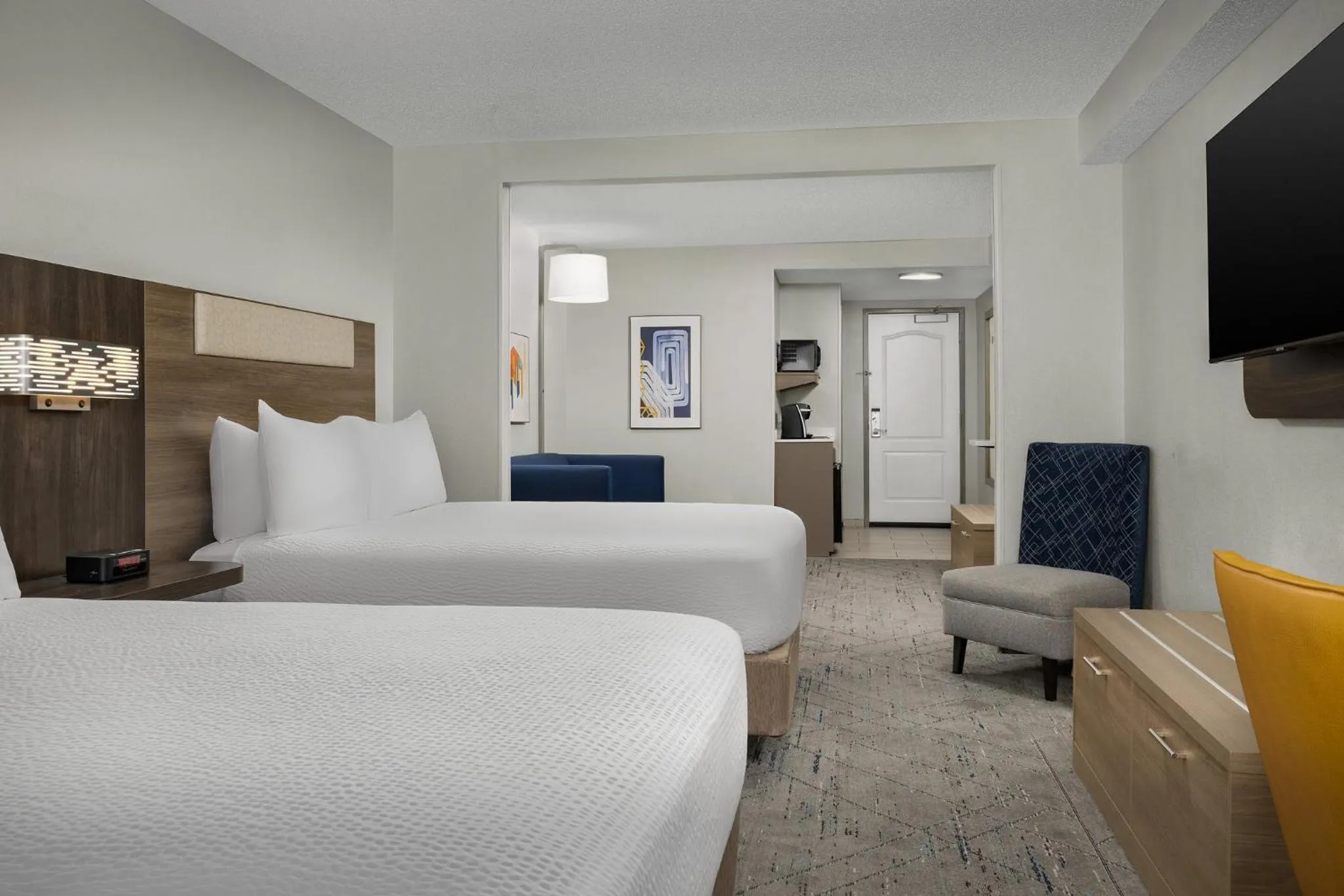 Bedroom, Bed in Holiday Inn Express Hotel & Suites Greensboro - Airport Area by IHG