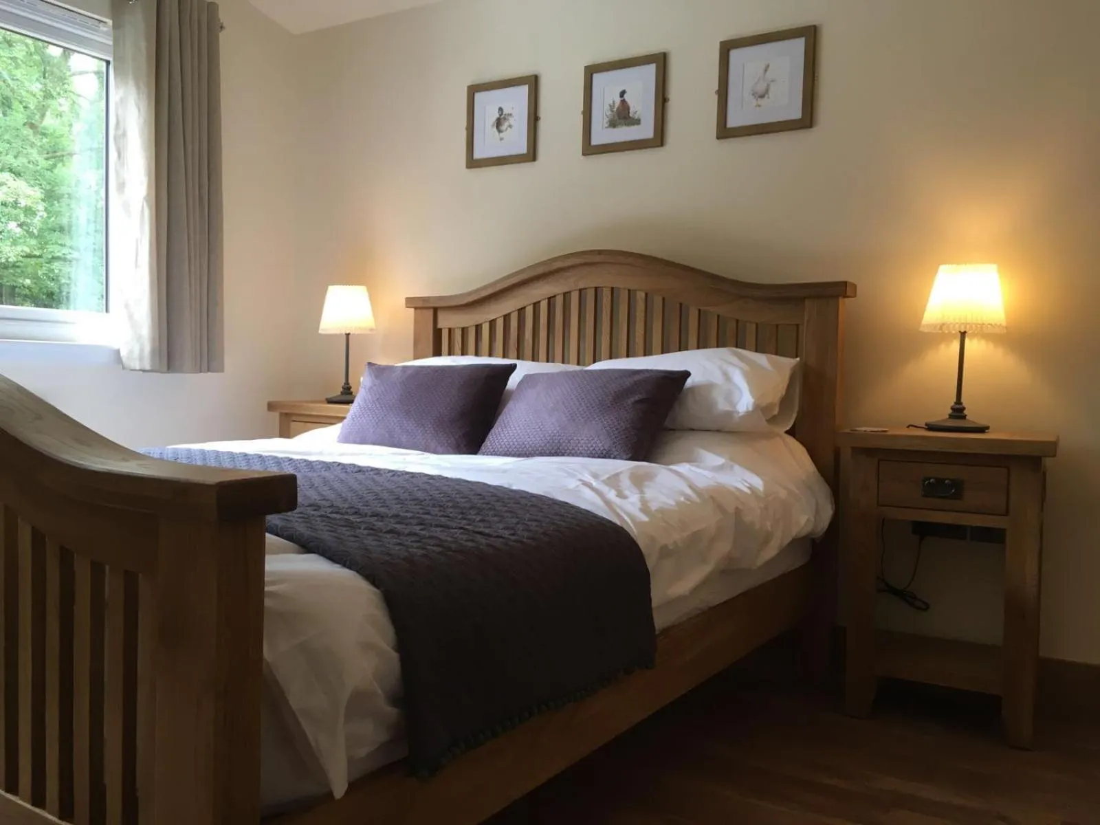 Bed in Shellow Lane Lodges