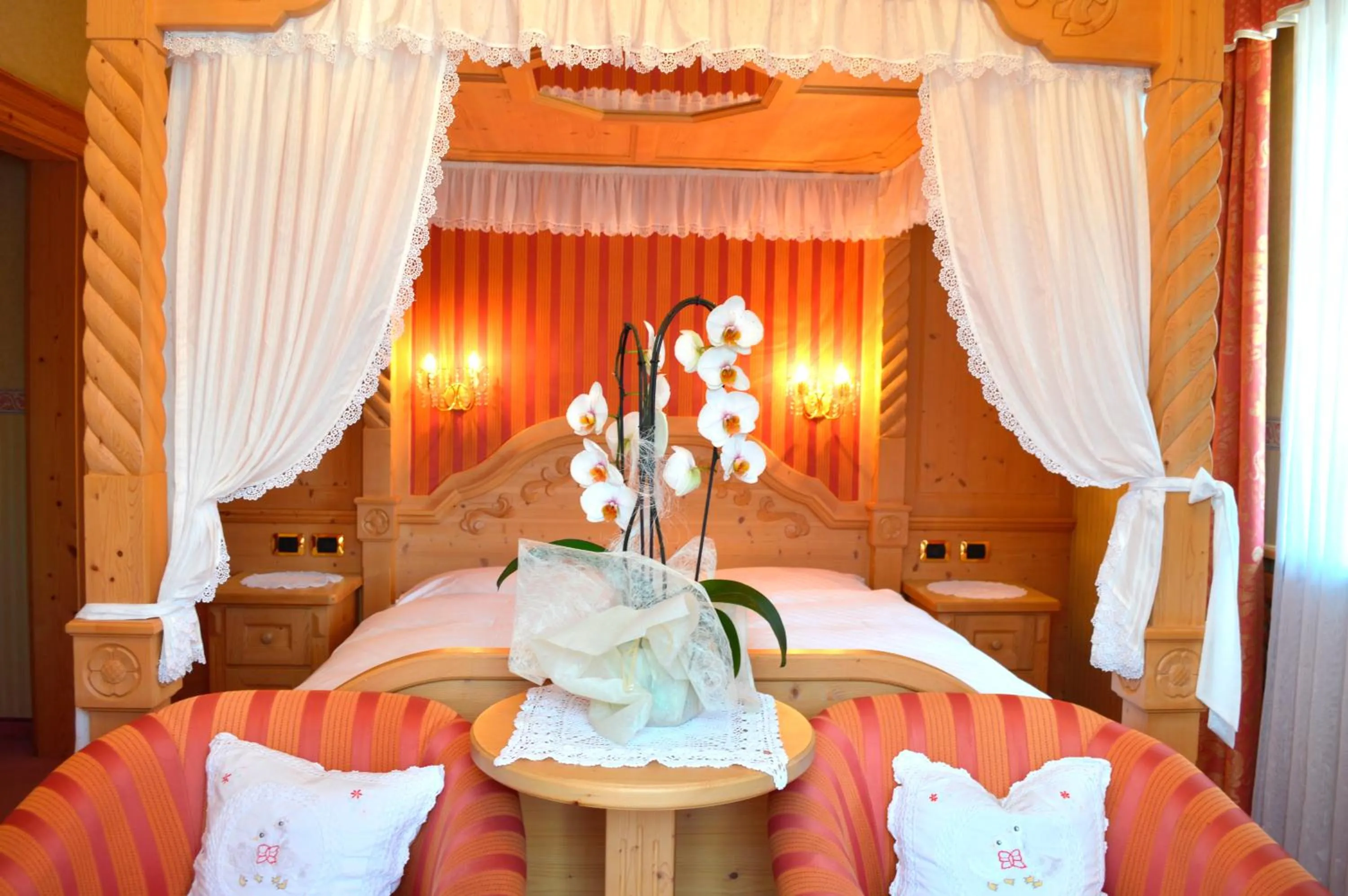 Bedroom, Bed in Pension Panorama