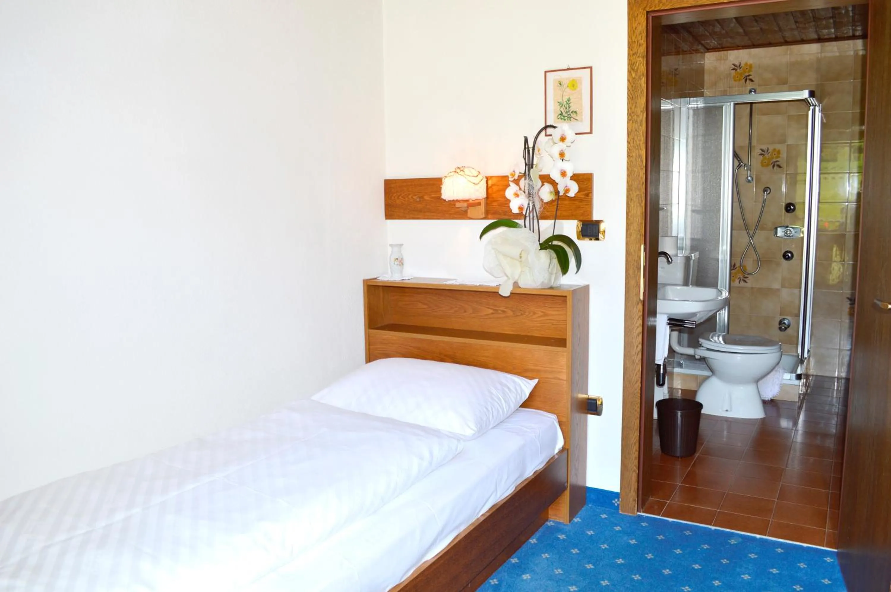 Bedroom, Bed in Pension Panorama