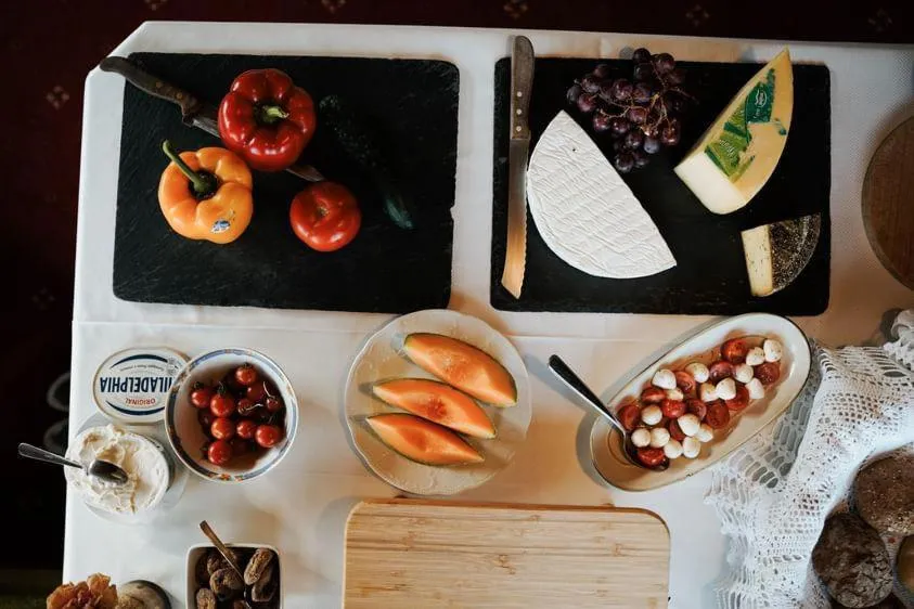 Food and drinks in Pension Panorama