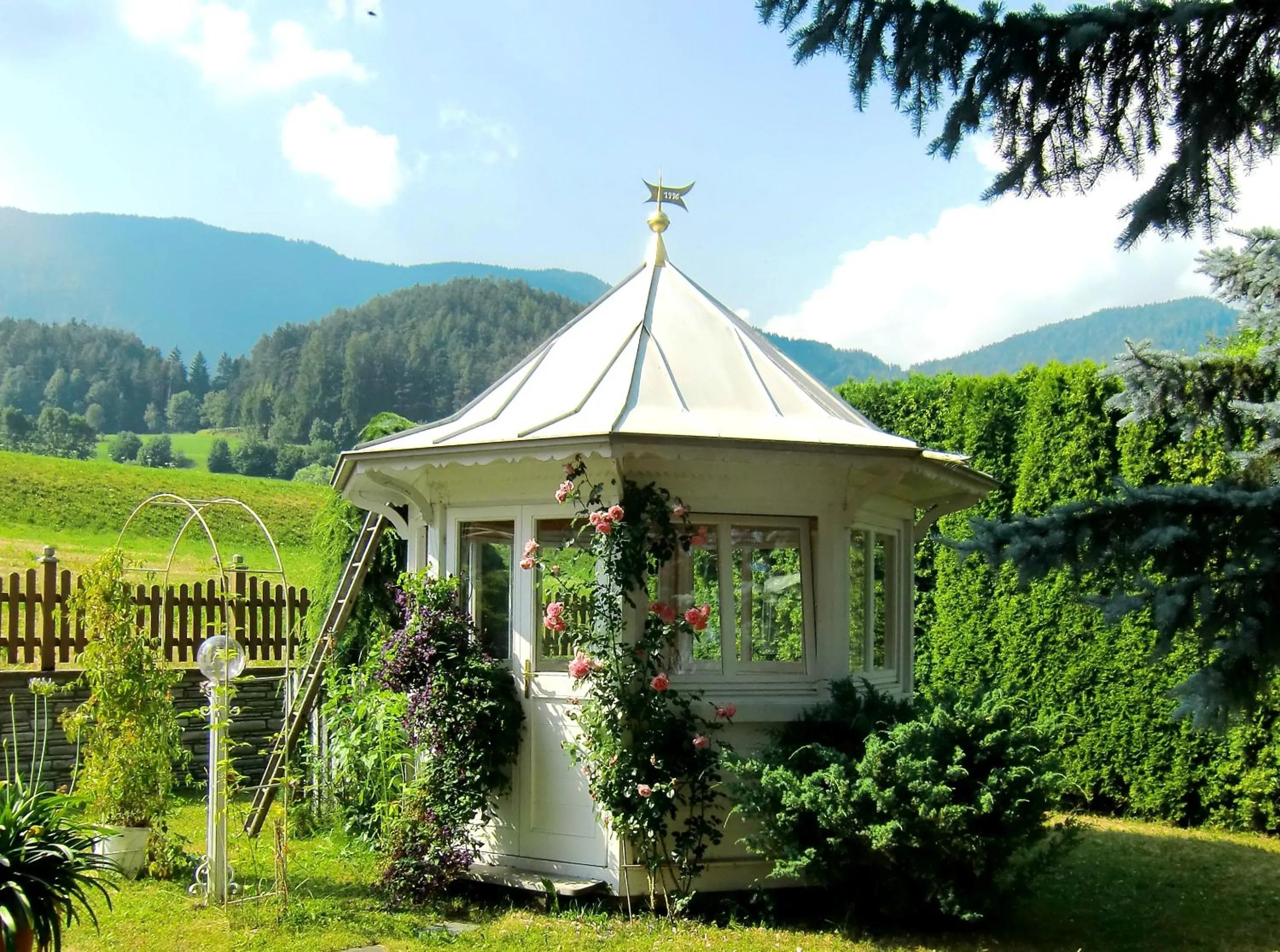 Patio in Pension Panorama