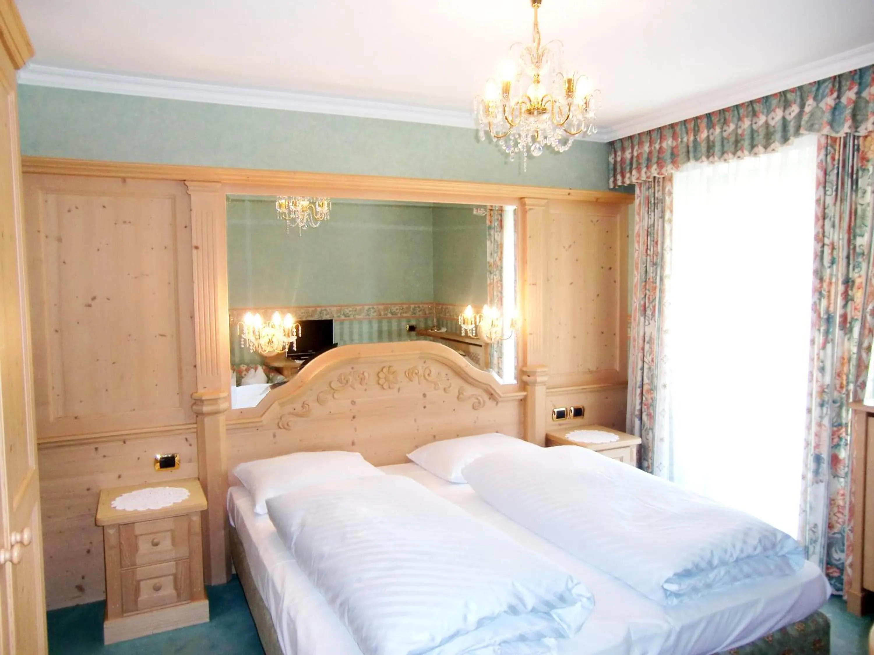 Bedroom, Bed in Pension Panorama
