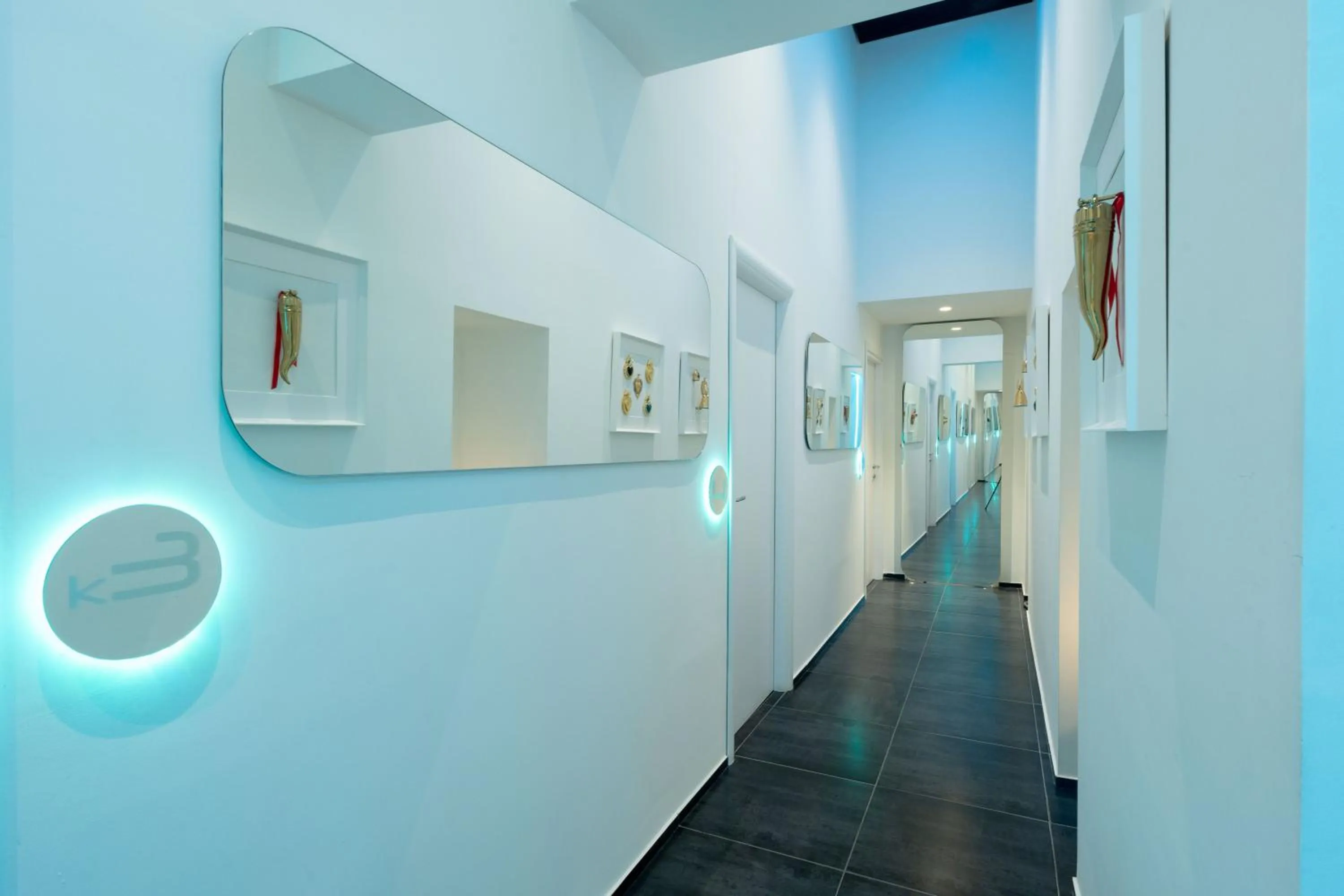 Decorative detail in Skyhouse Chiaia