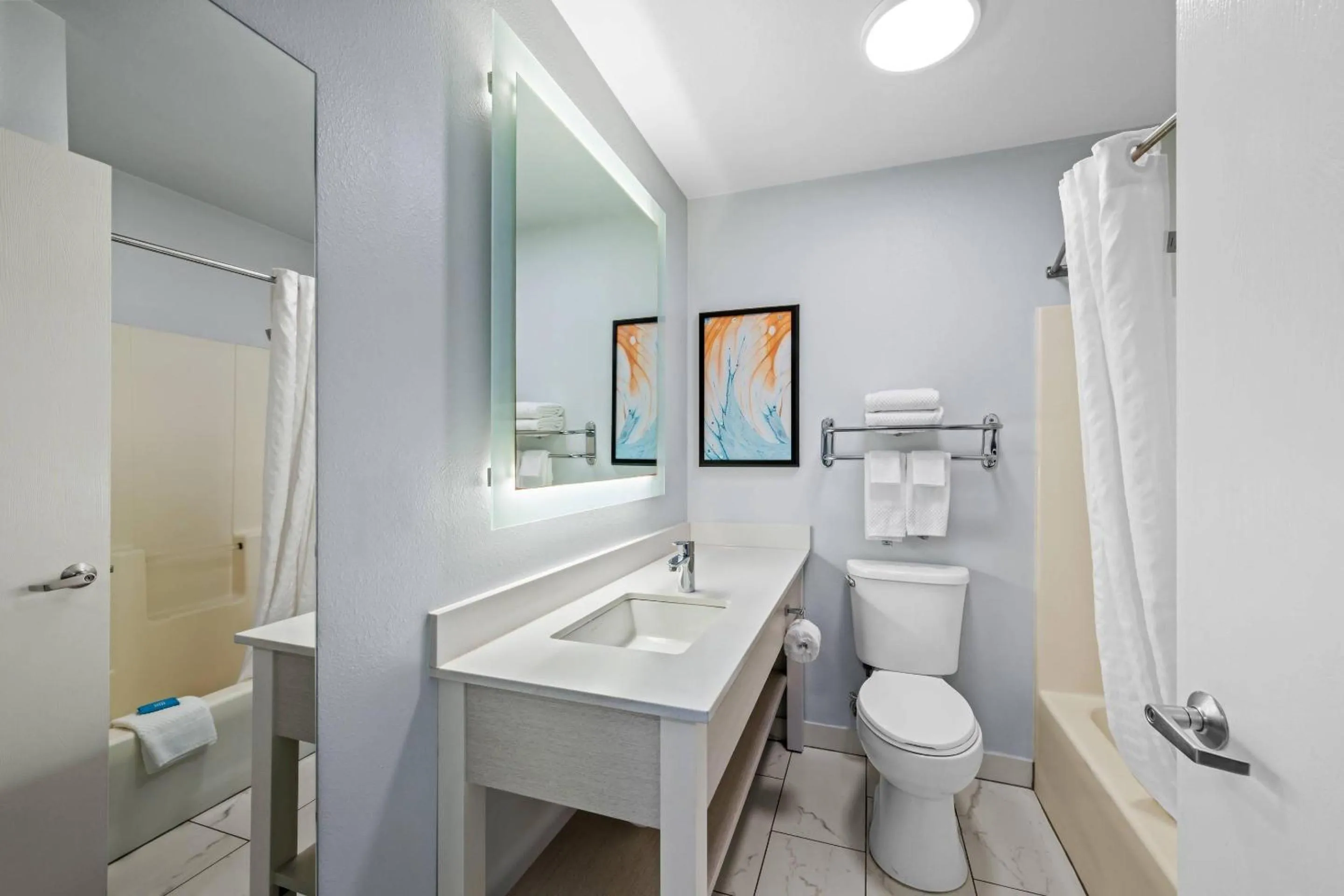 Bedroom in MainStay Suites Greensboro