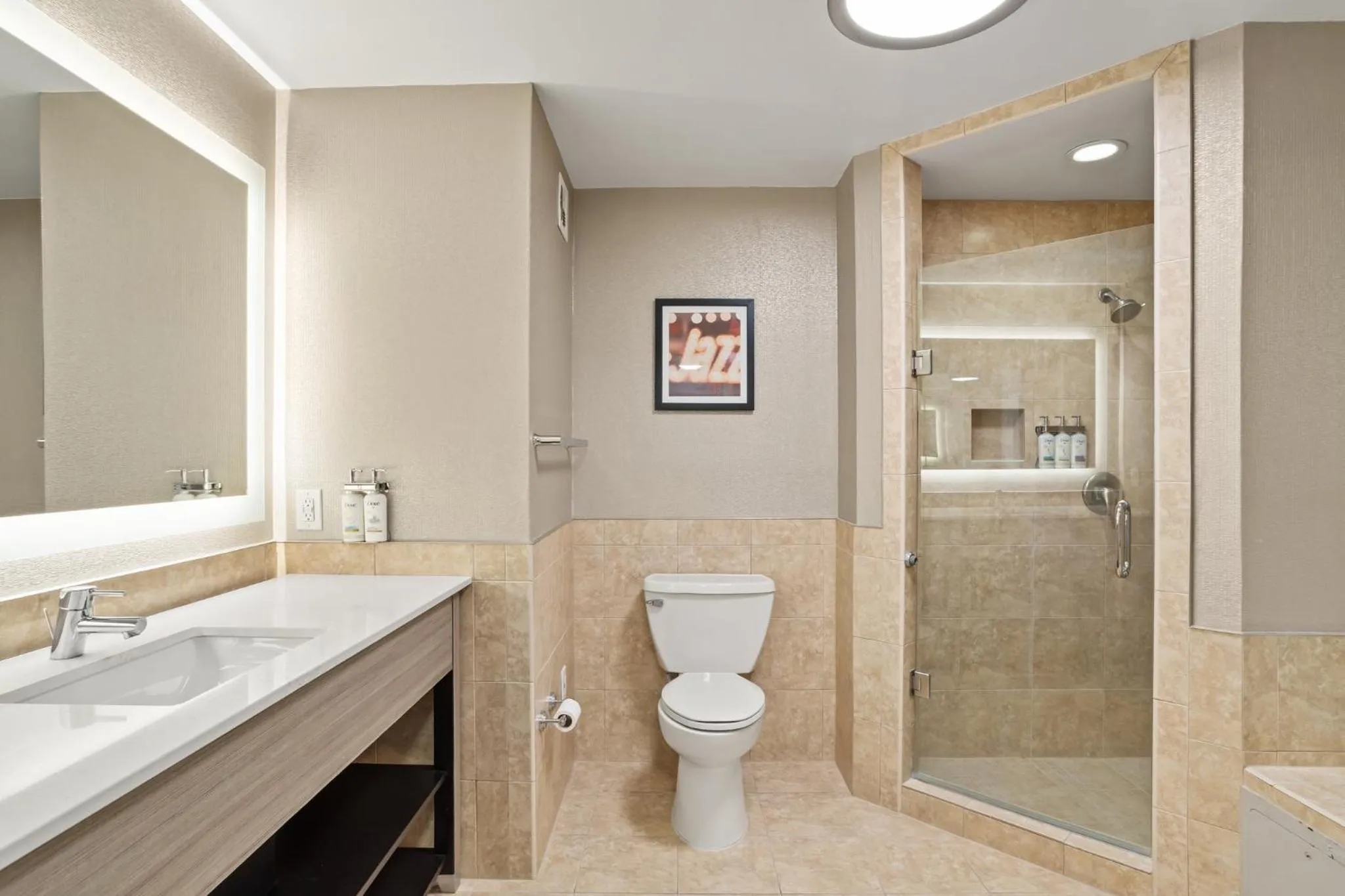 Bathroom in Holiday Inn Baton Rouge College Drive I-10 by IHG