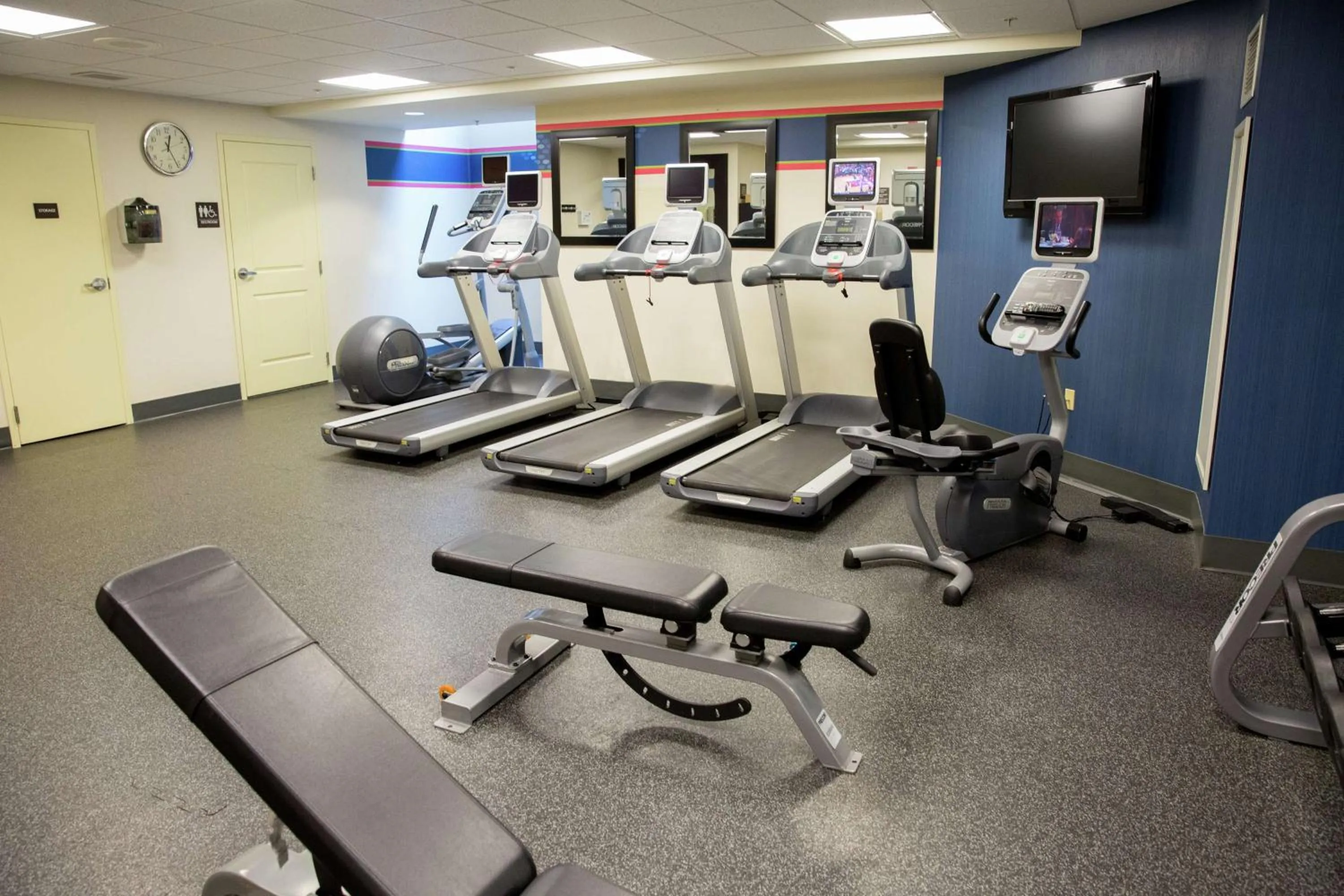 Fitness centre/facilities in Hampton Inn & Suites Providence Downtown