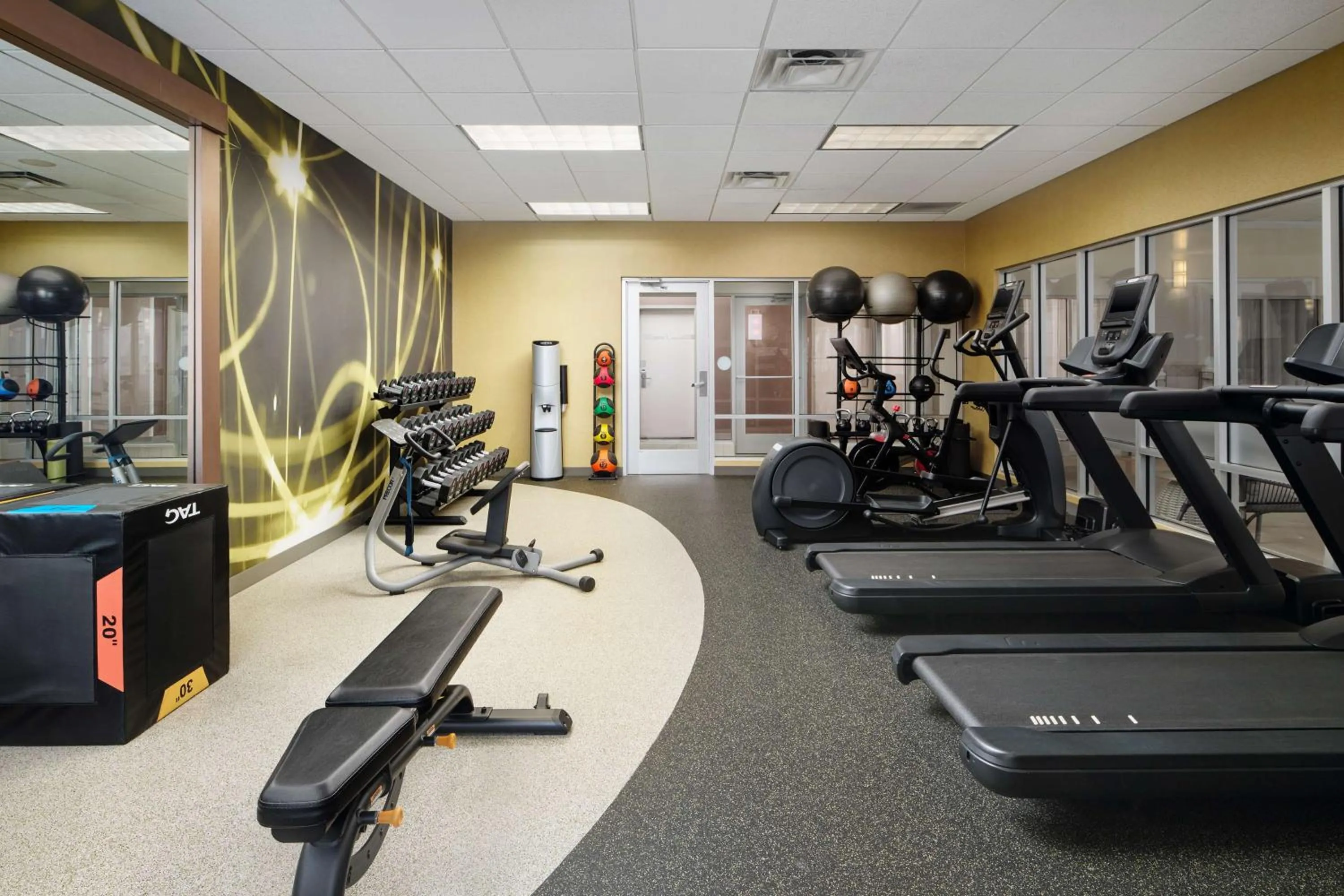 Fitness centre/facilities in Hilton Garden Inn Schaumburg
