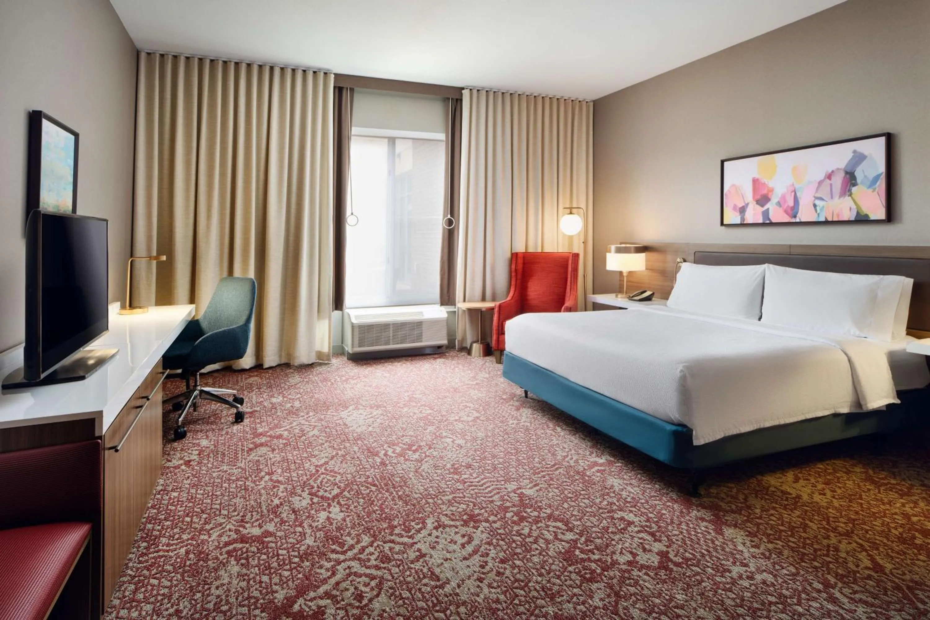 Bed in Hilton Garden Inn Schaumburg