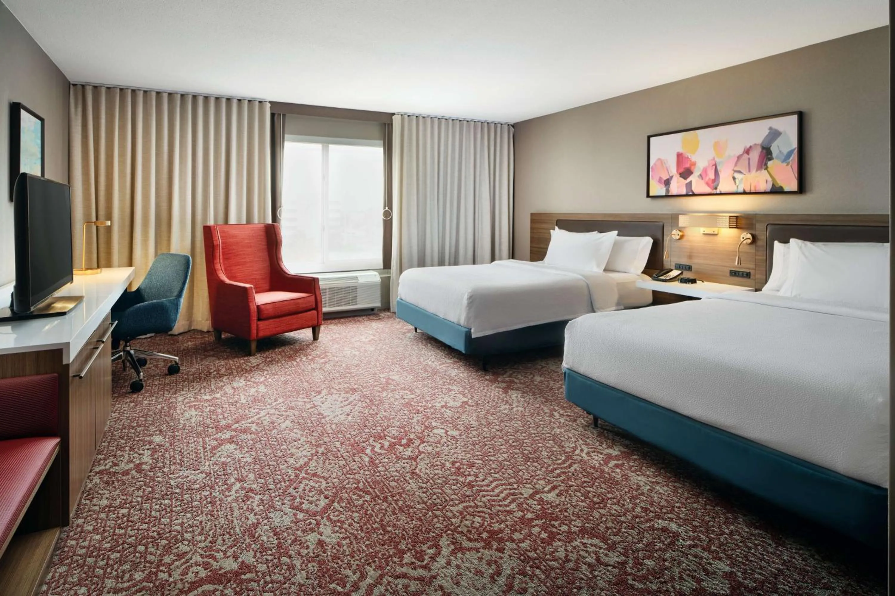 Bed in Hilton Garden Inn Schaumburg