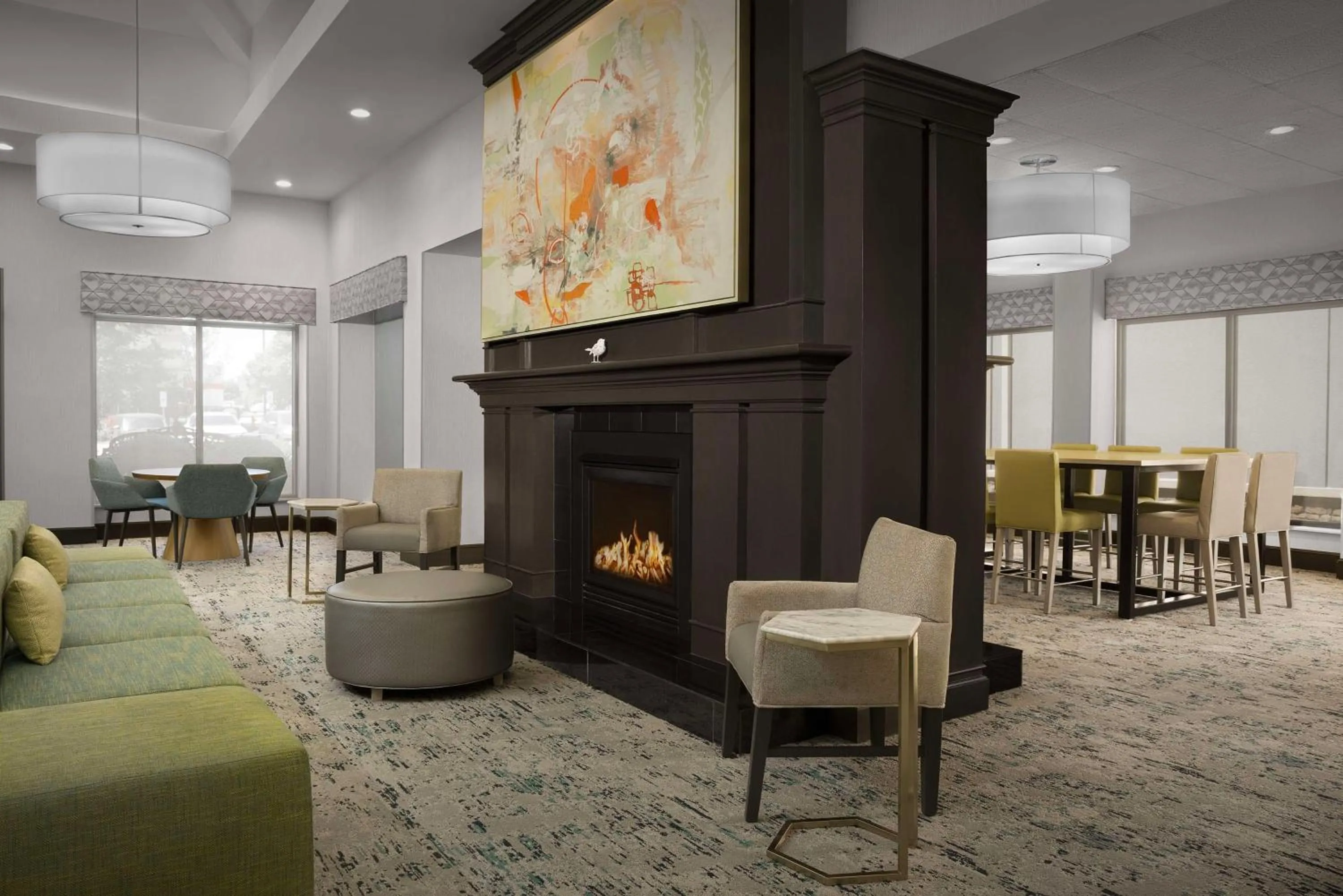 Lobby or reception in Hilton Garden Inn Raleigh Capital Blvd I-540