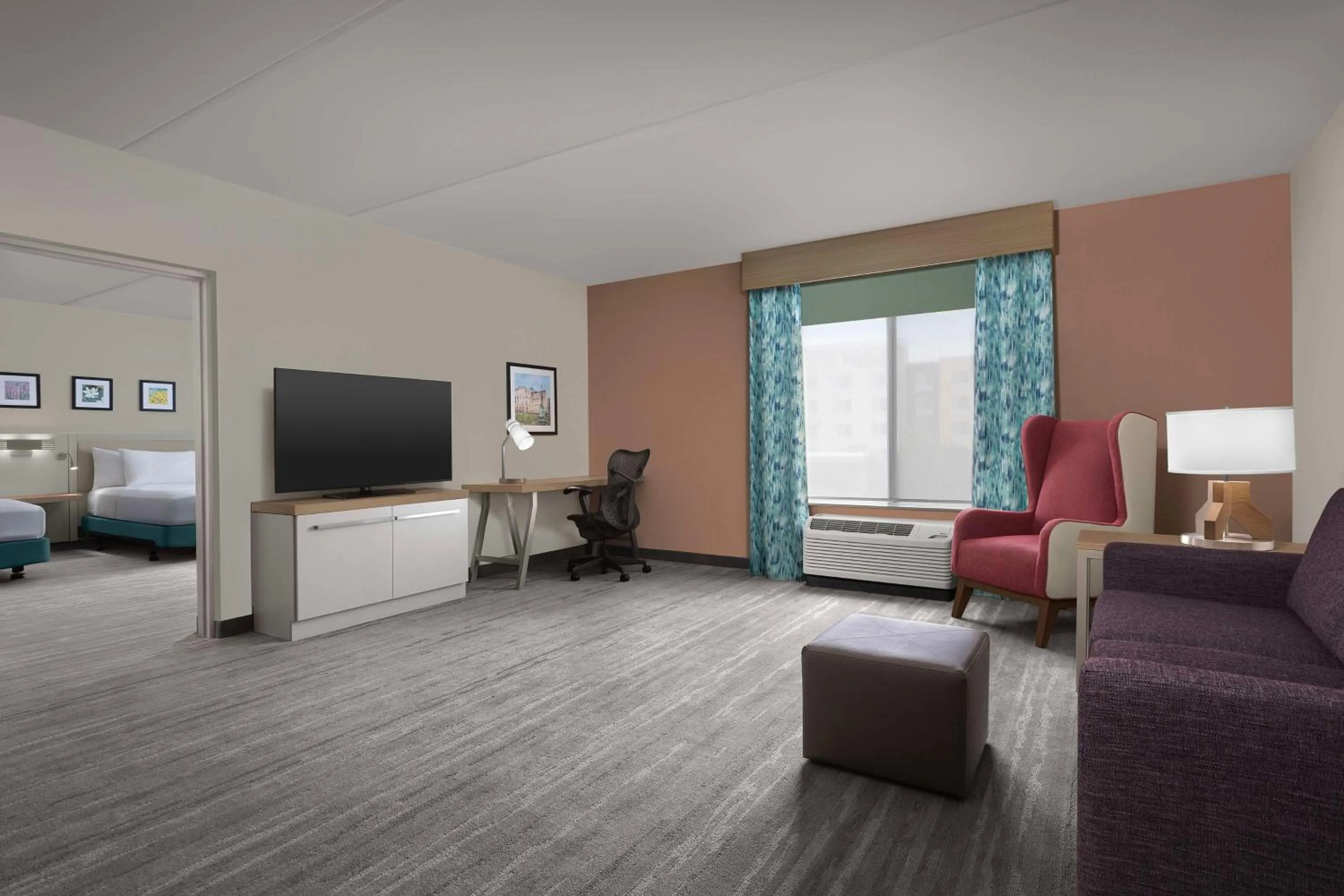 Bedroom in Hilton Garden Inn Raleigh Capital Blvd I-540