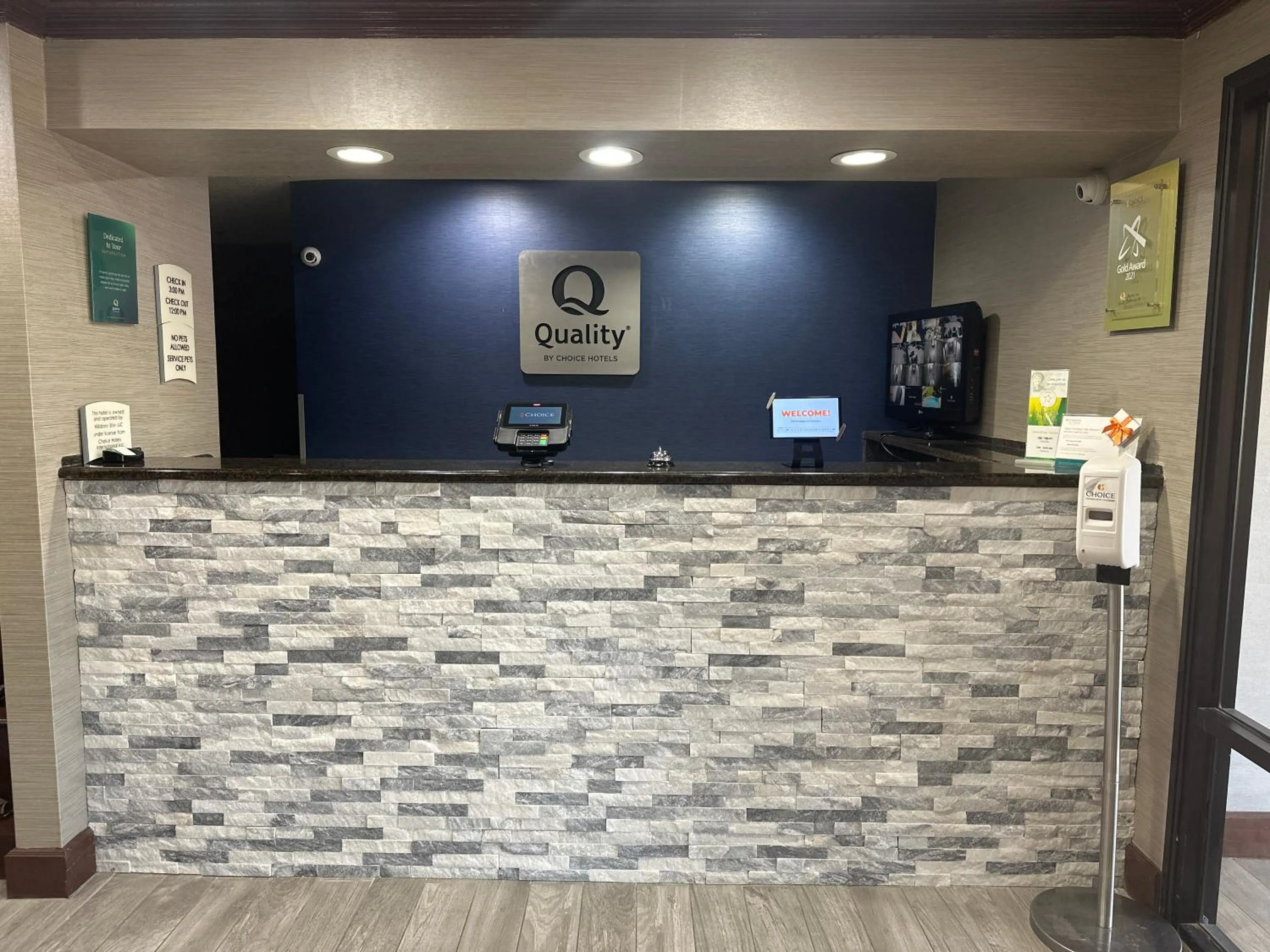 Lobby or reception in Quality Inn Hillsboro