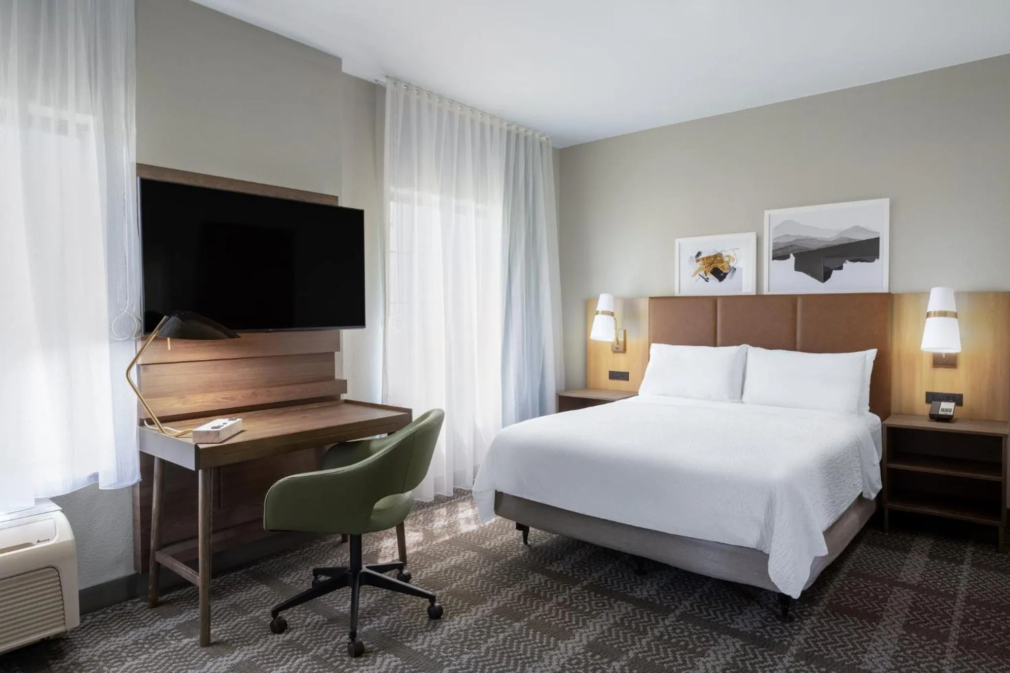 Photo of the whole room, Bed in Staybridge Suites West Des Moines by IHG