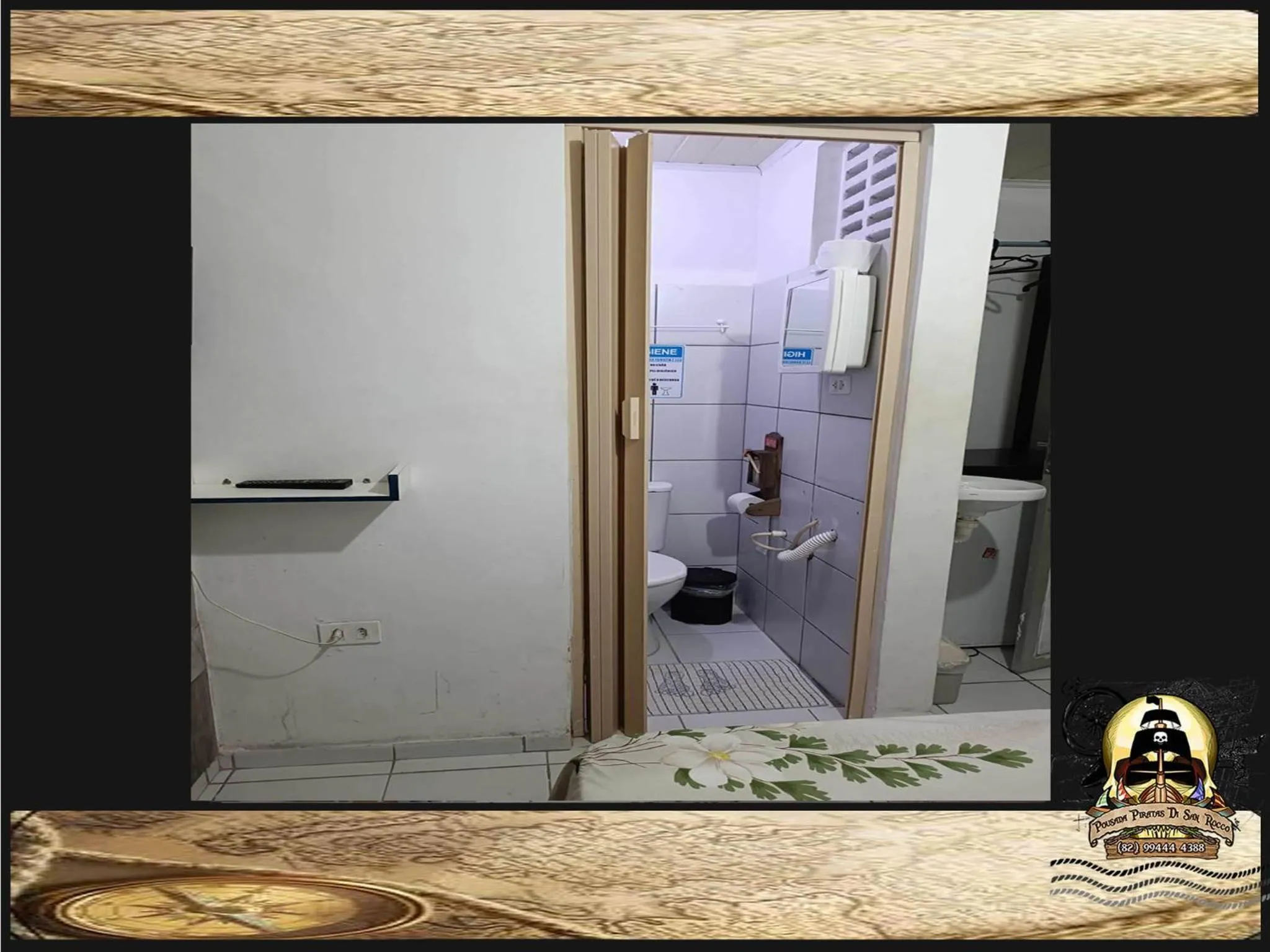Bathroom in Pousada Piratas Di San Rocco