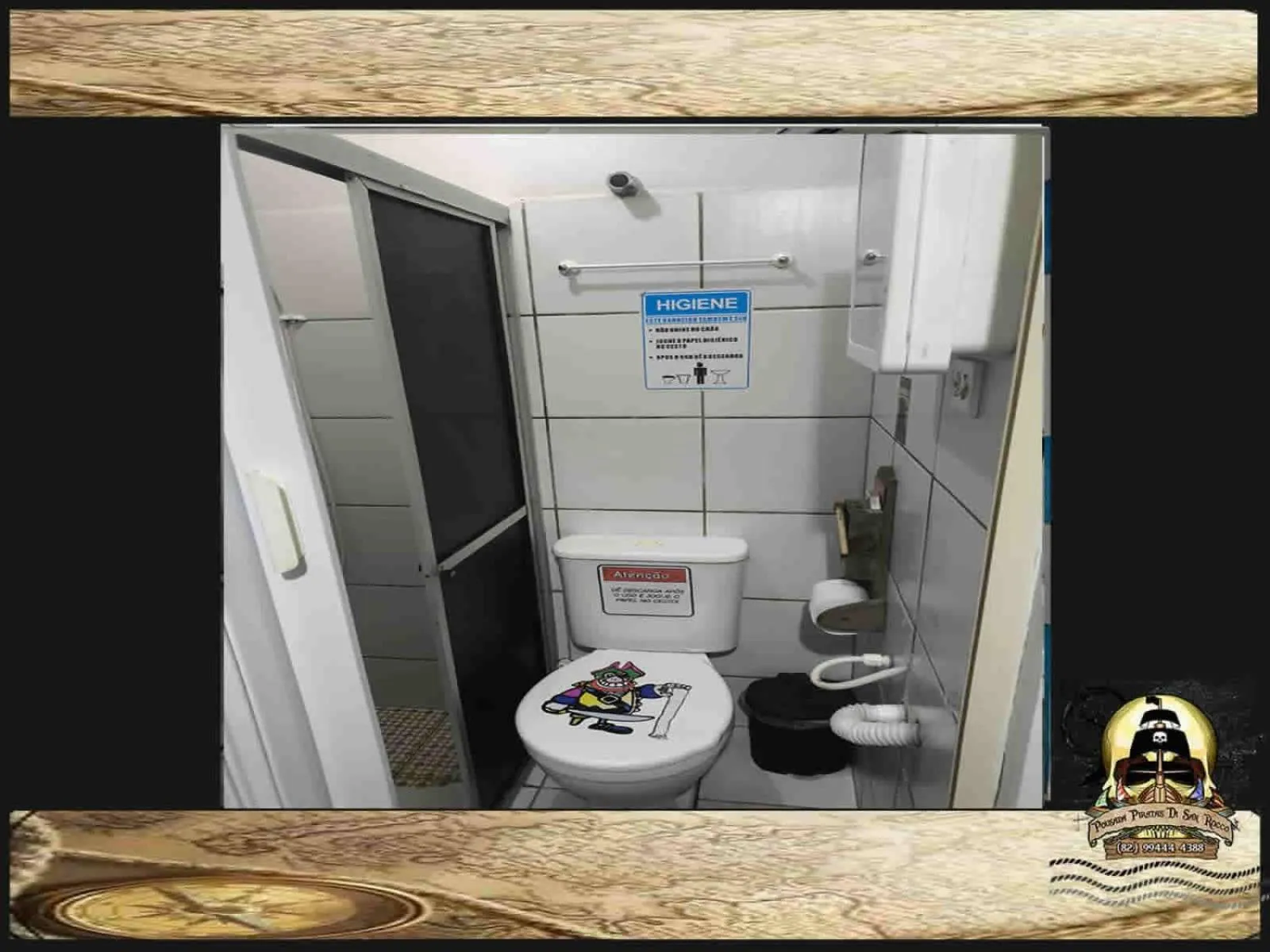 Bathroom in Pousada Piratas Di San Rocco