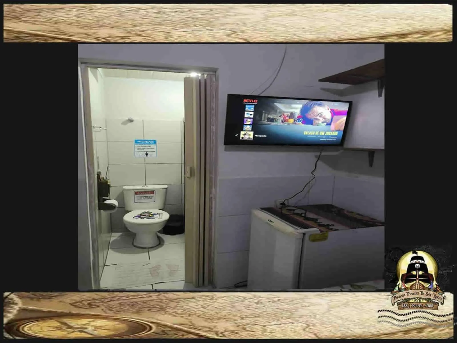 Bathroom in Pousada Piratas Di San Rocco