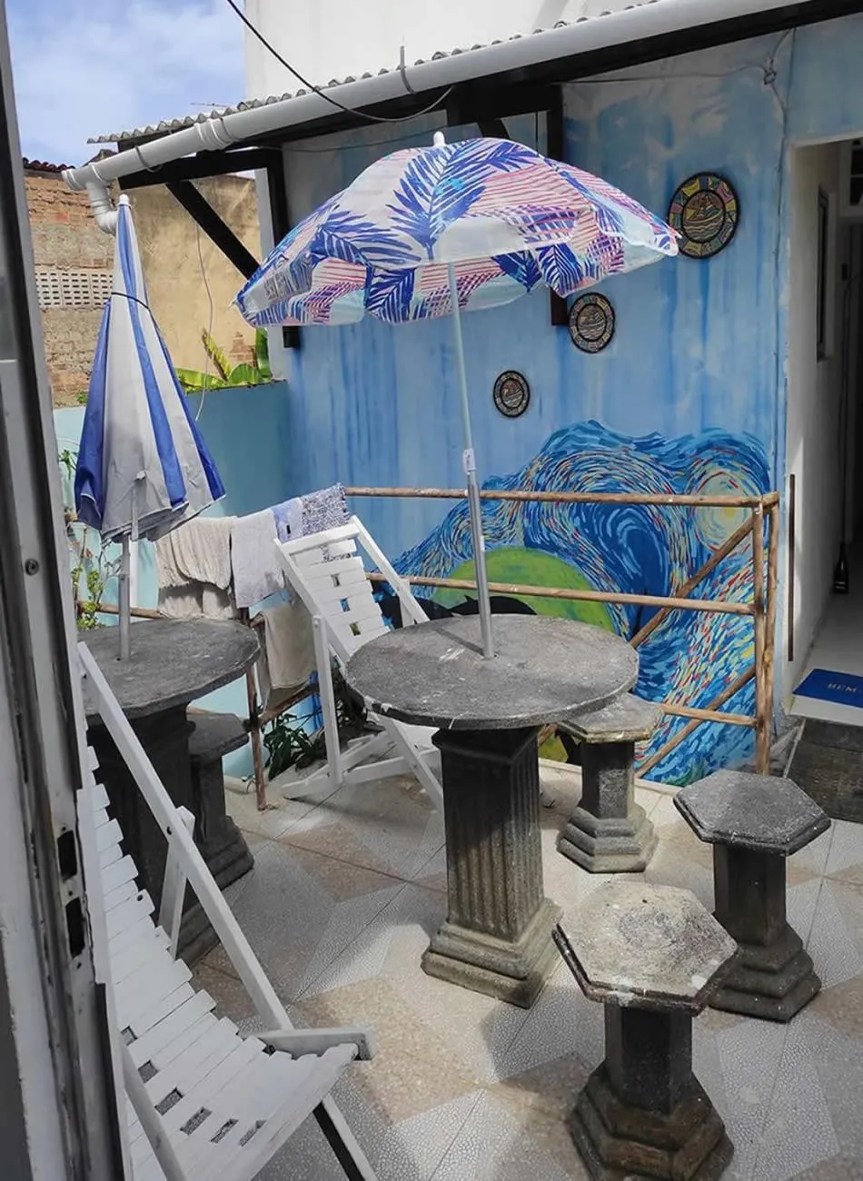 Garden view in Pousada Piratas Di San Rocco